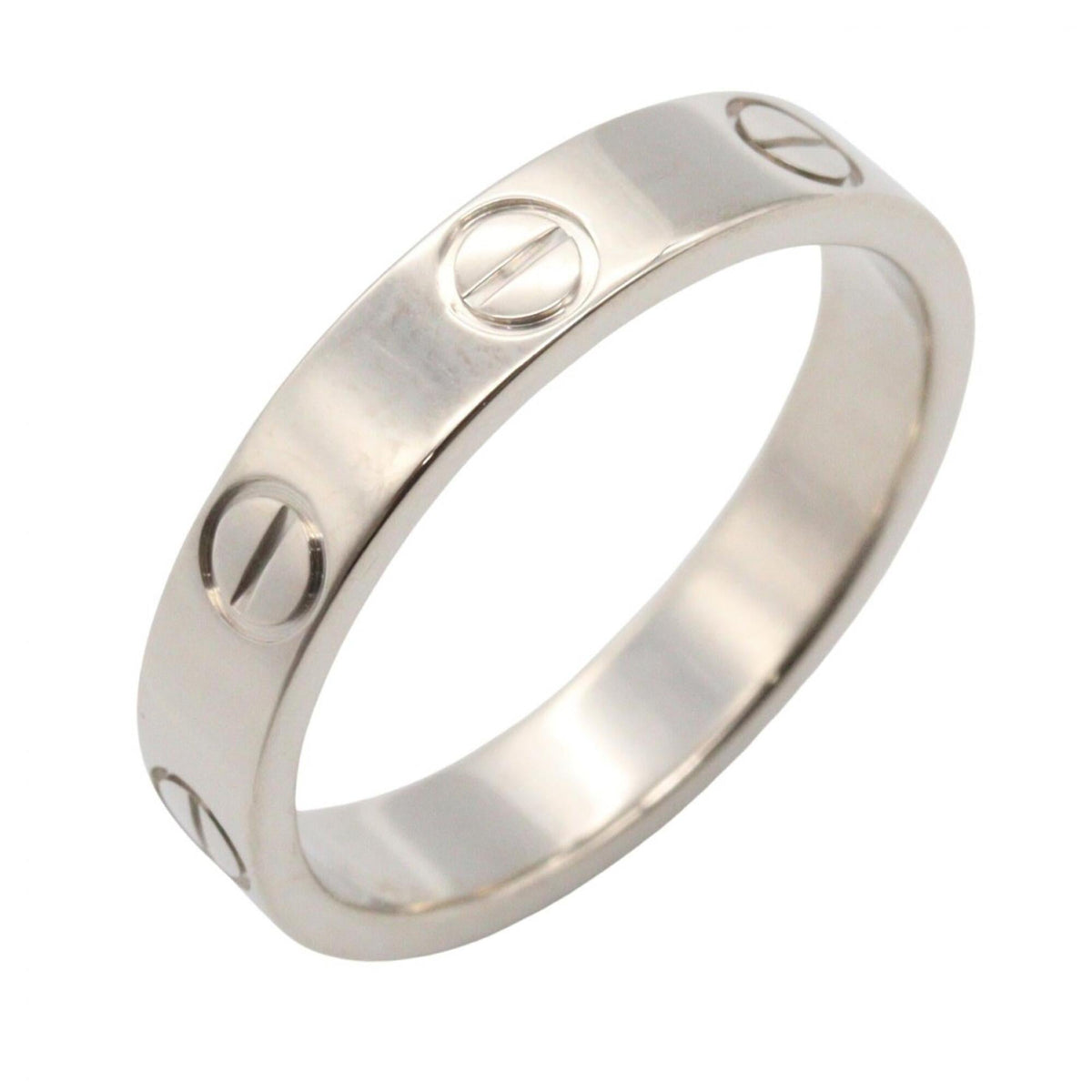 Cartier Silver White Gold (18K) Band Ring (Pre-Owned)