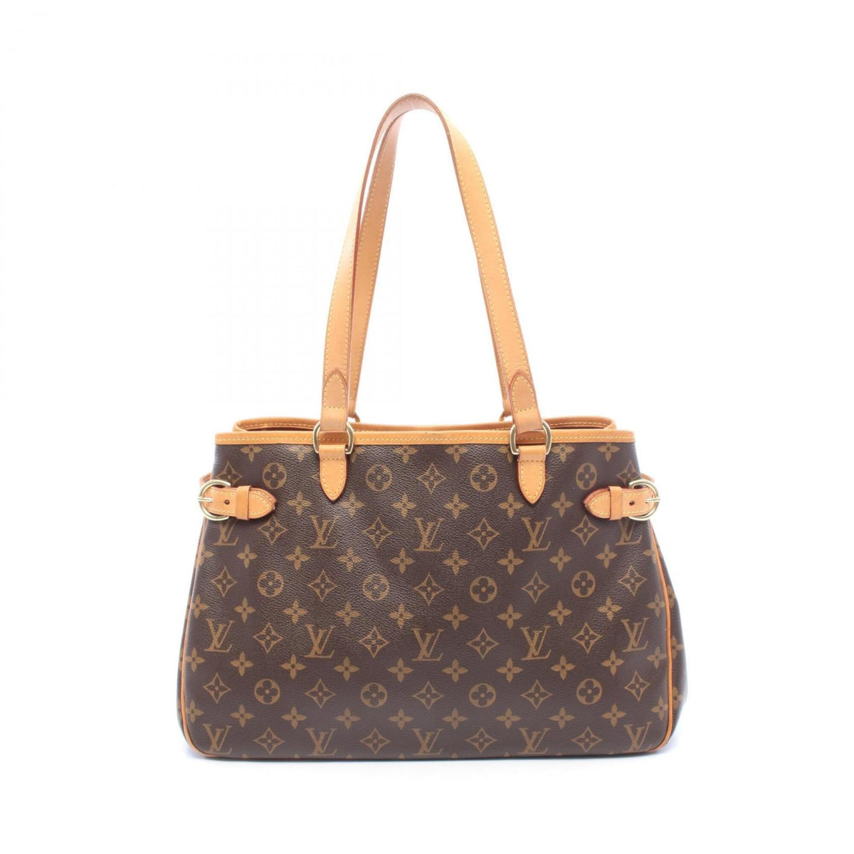 Louis Vuitton Brown Monogram Coated Canvas Leather Handbag Shoulder Bag (Pre-Owned)