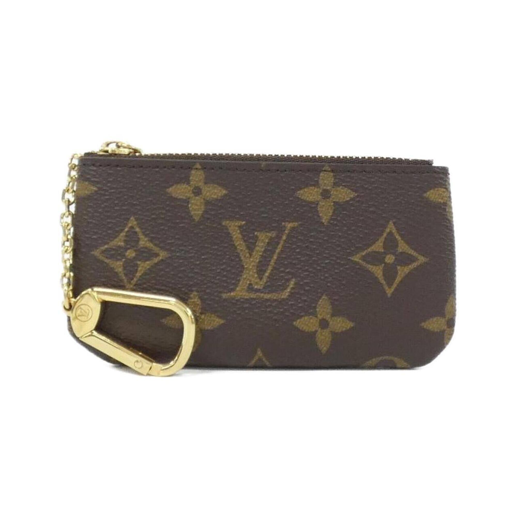 Louis Vuitton Marron Coated Canvas Coin Purse/Coin Case (Pre-Owned)