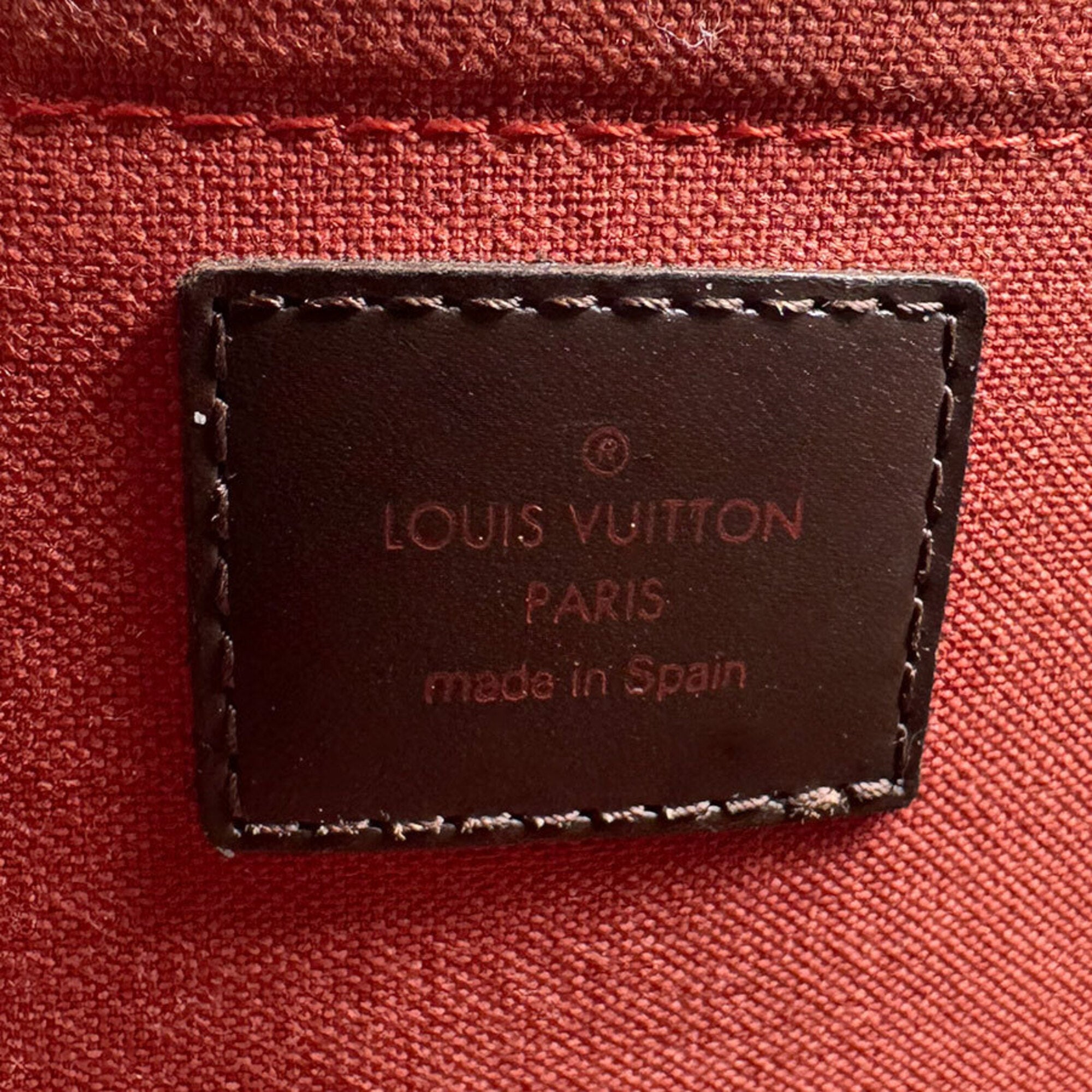 Louis Vuitton Damier Canvas Ebene Damier Canvas Handbag (Pre-Owned)
