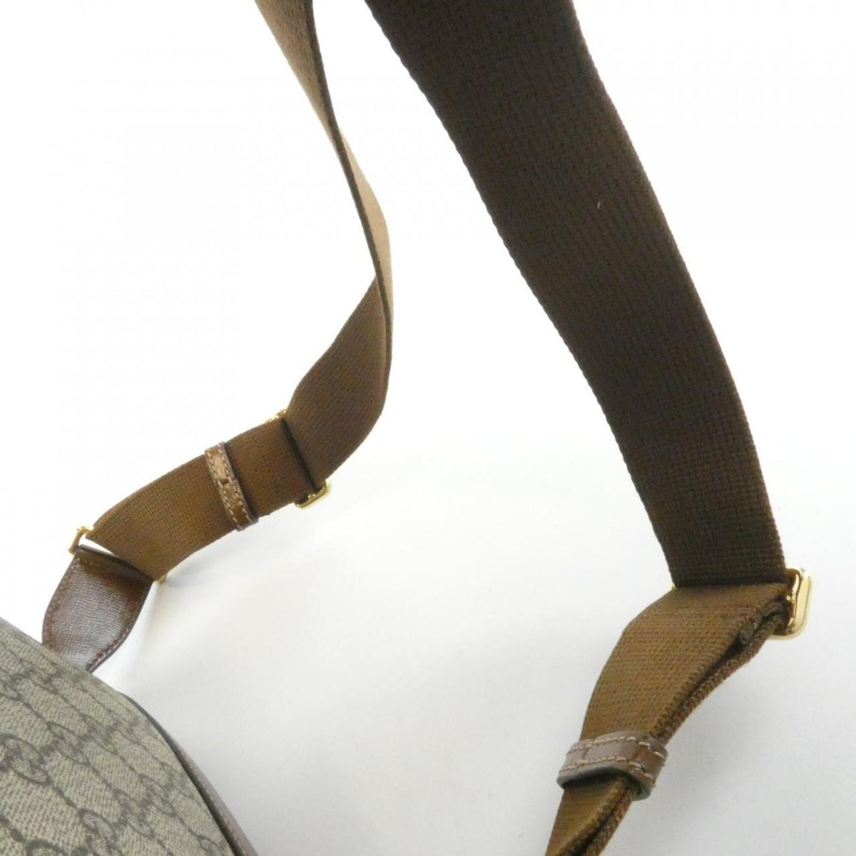 Gucci Beige Brown Gg Supreme Canvas Backpack (Pre-Owned)