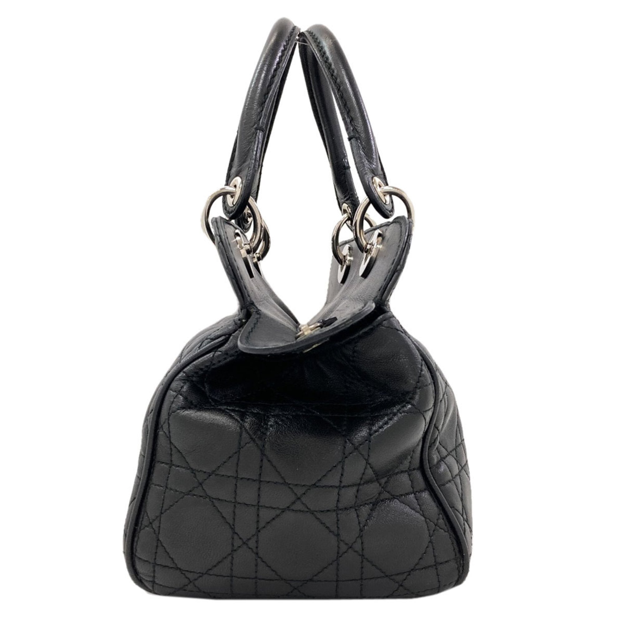 Christian Dior Black Leather Handbag (Pre-Owned)