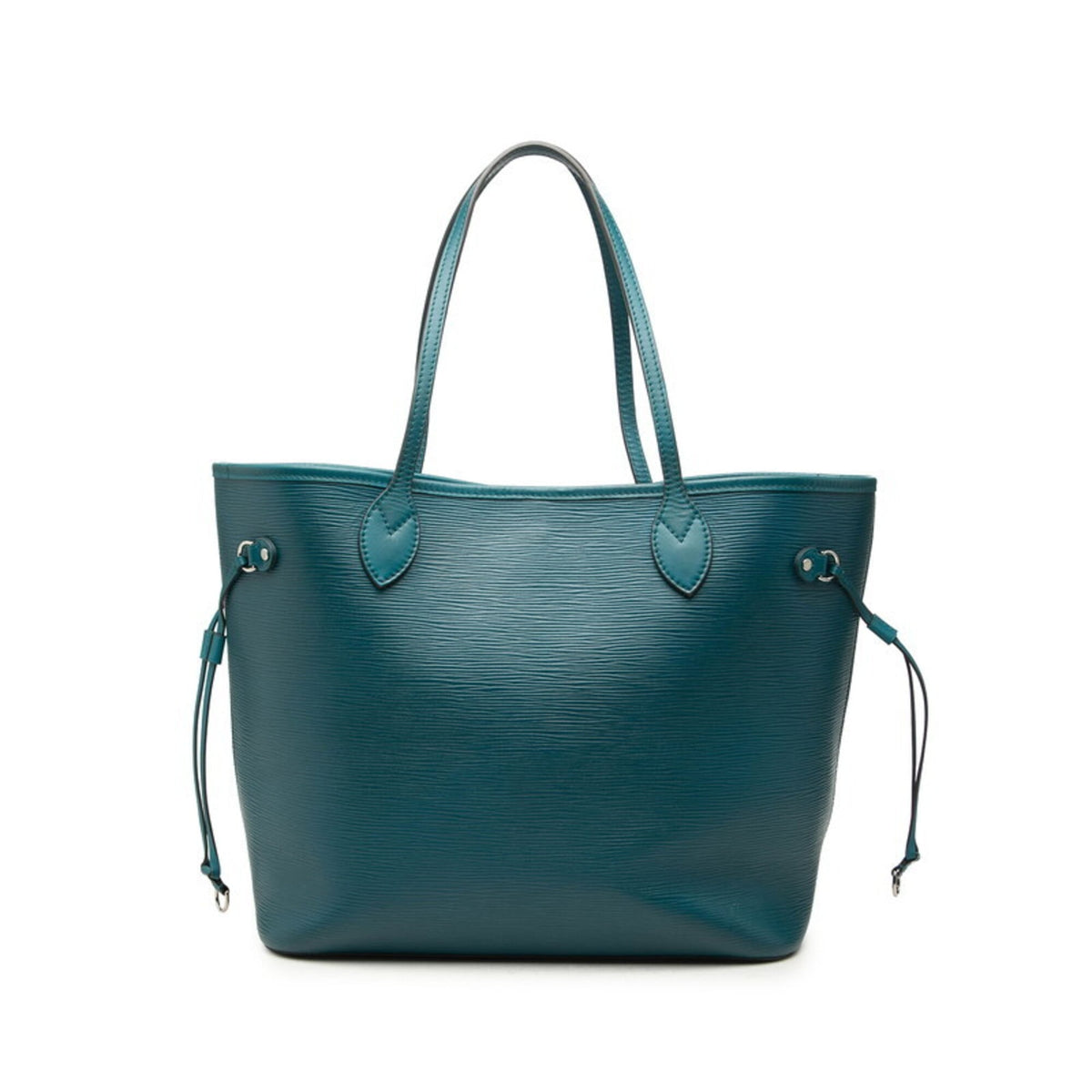 Louis Vuitton Blue Green Cyan Leather Shoulder Bag Tote Bag (Pre-Owned)