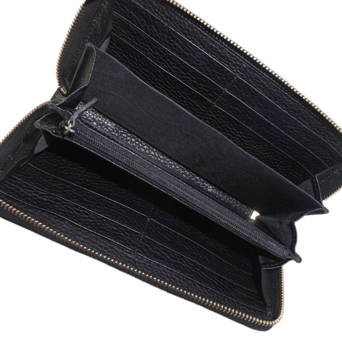 Gucci Black Long Wallet (Bi-Fold) (Pre-Owned)