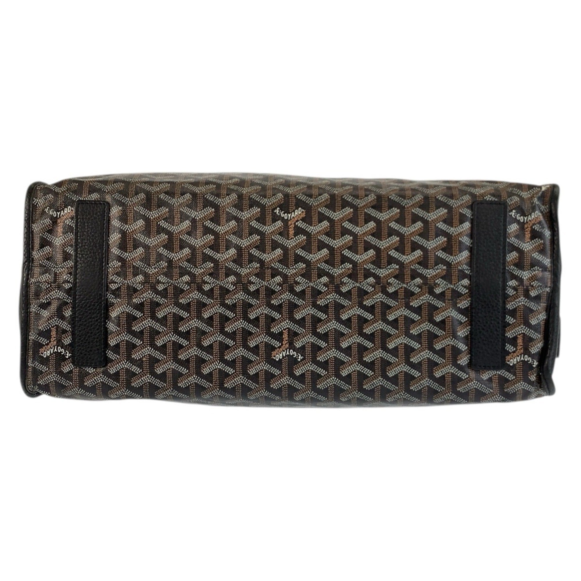 Goyard Black Brown Pvc Leather Shoulder Bag Tote Bag (Pre-Owned)
