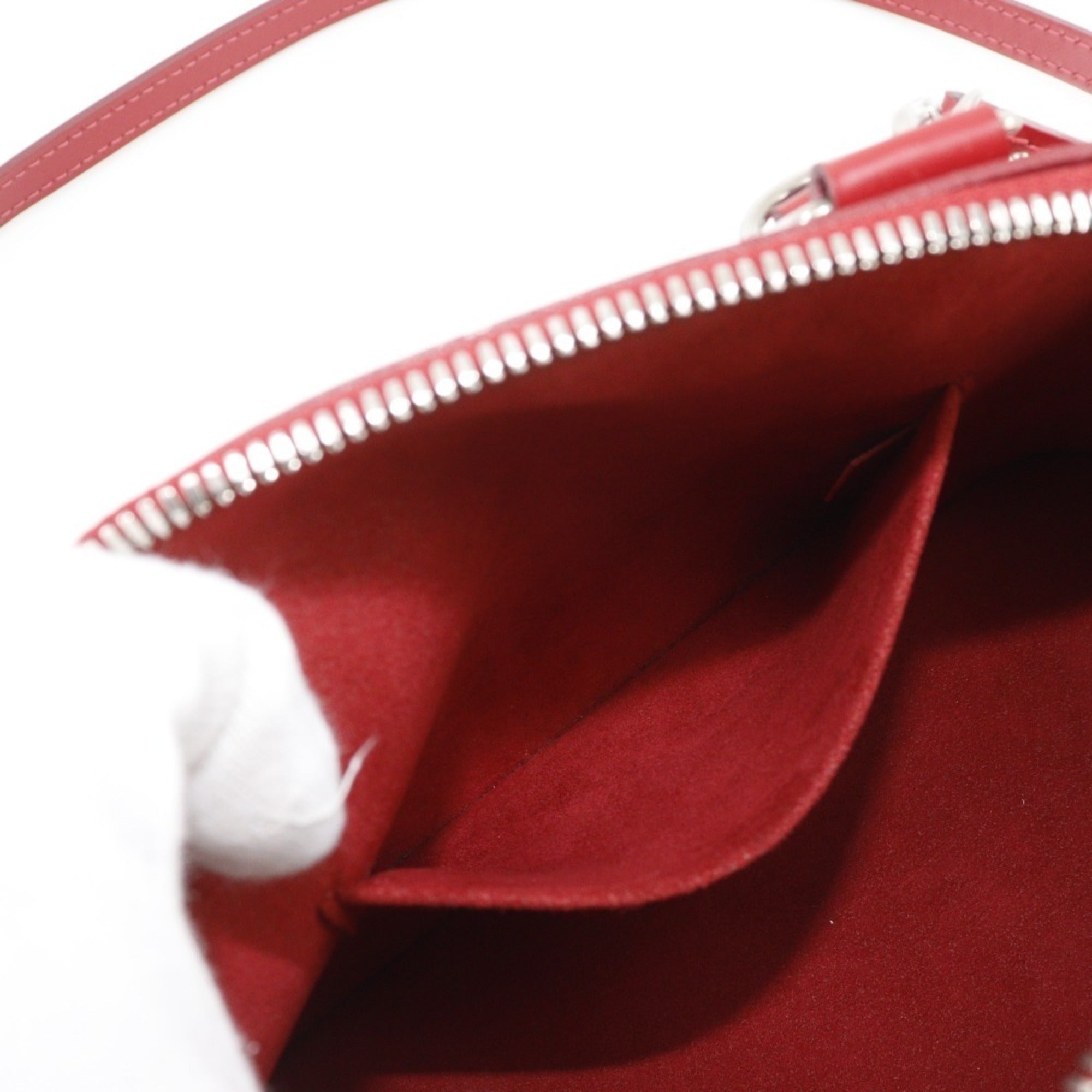 Louis Vuitton Red Color Epi Leather Handbag (Pre-Owned)