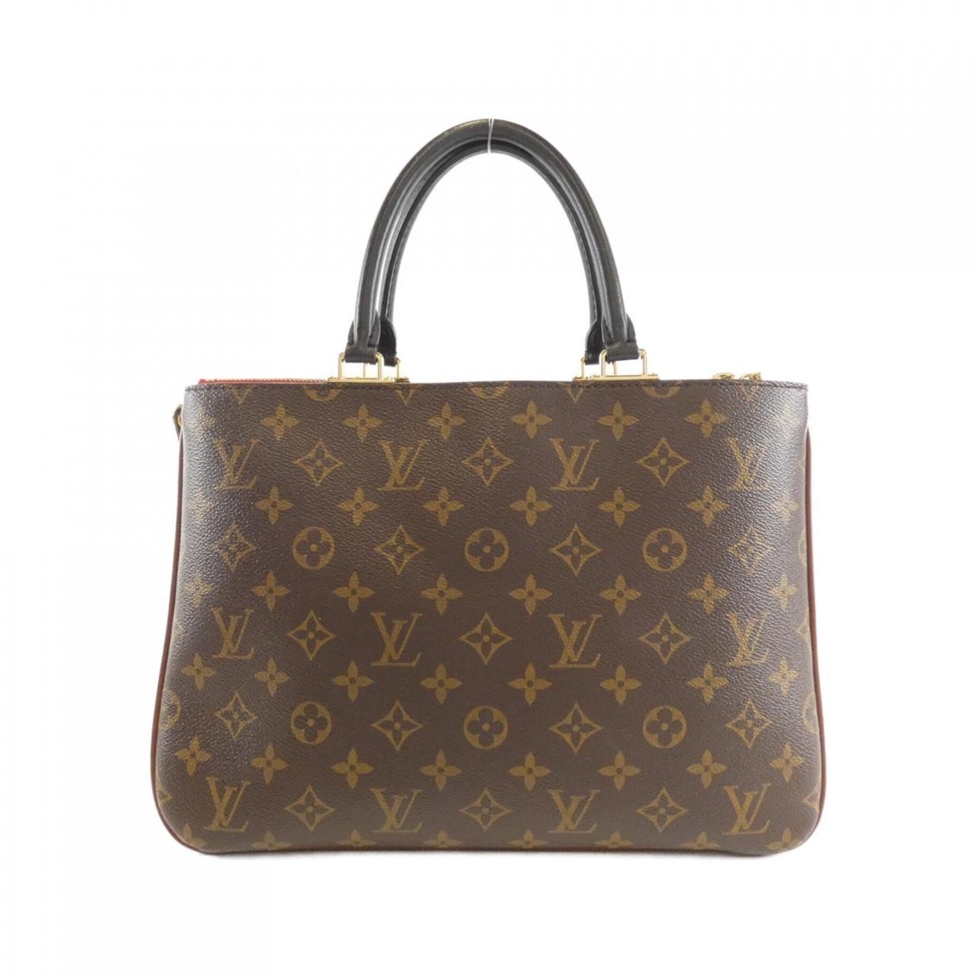 Louis Vuitton Monogram Marron Noir Rouge Coated Canvas Handbag (Pre-Owned)