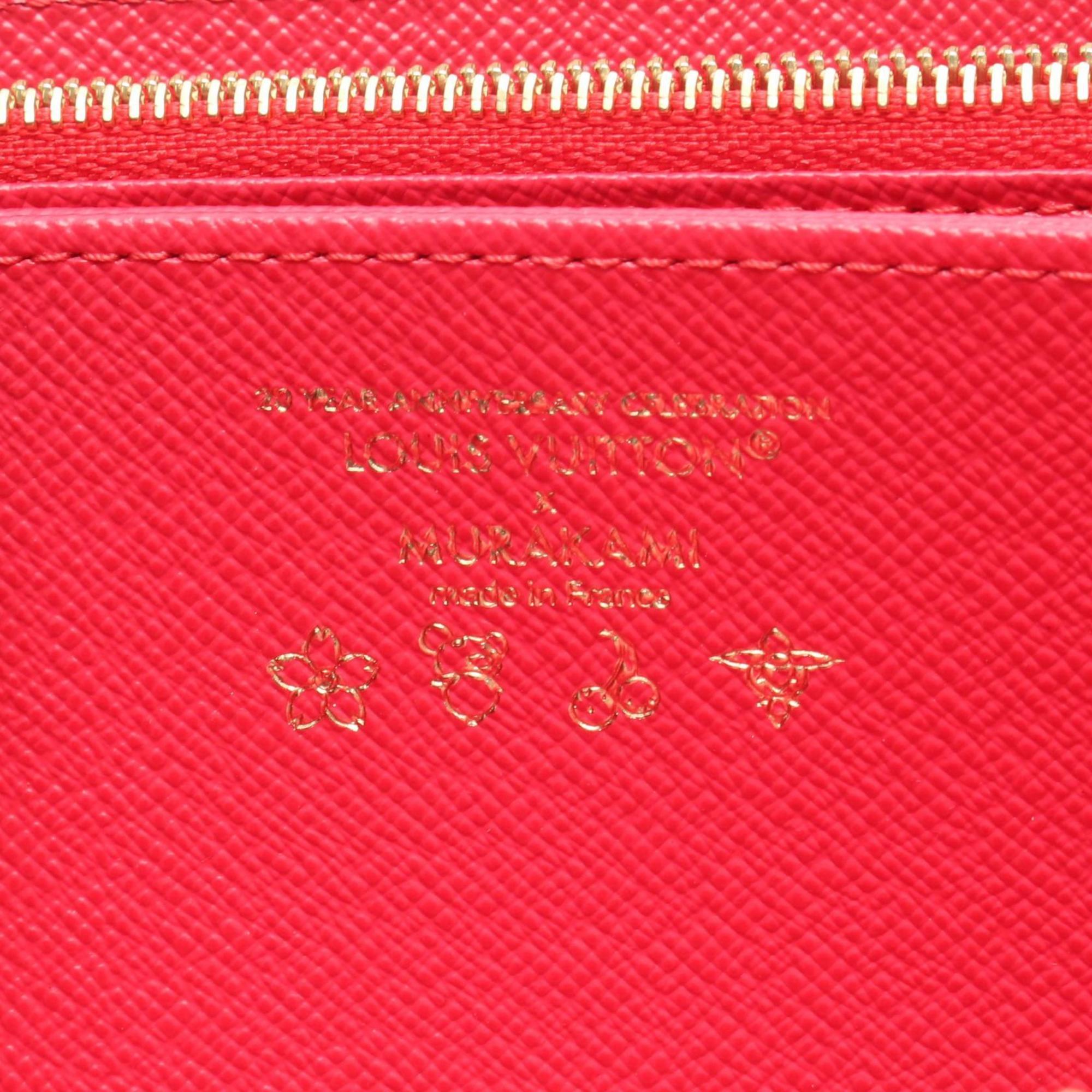 Louis Vuitton Monogram Cherry White Pvc Long Wallet (Bi-Fold) (Pre-Owned)