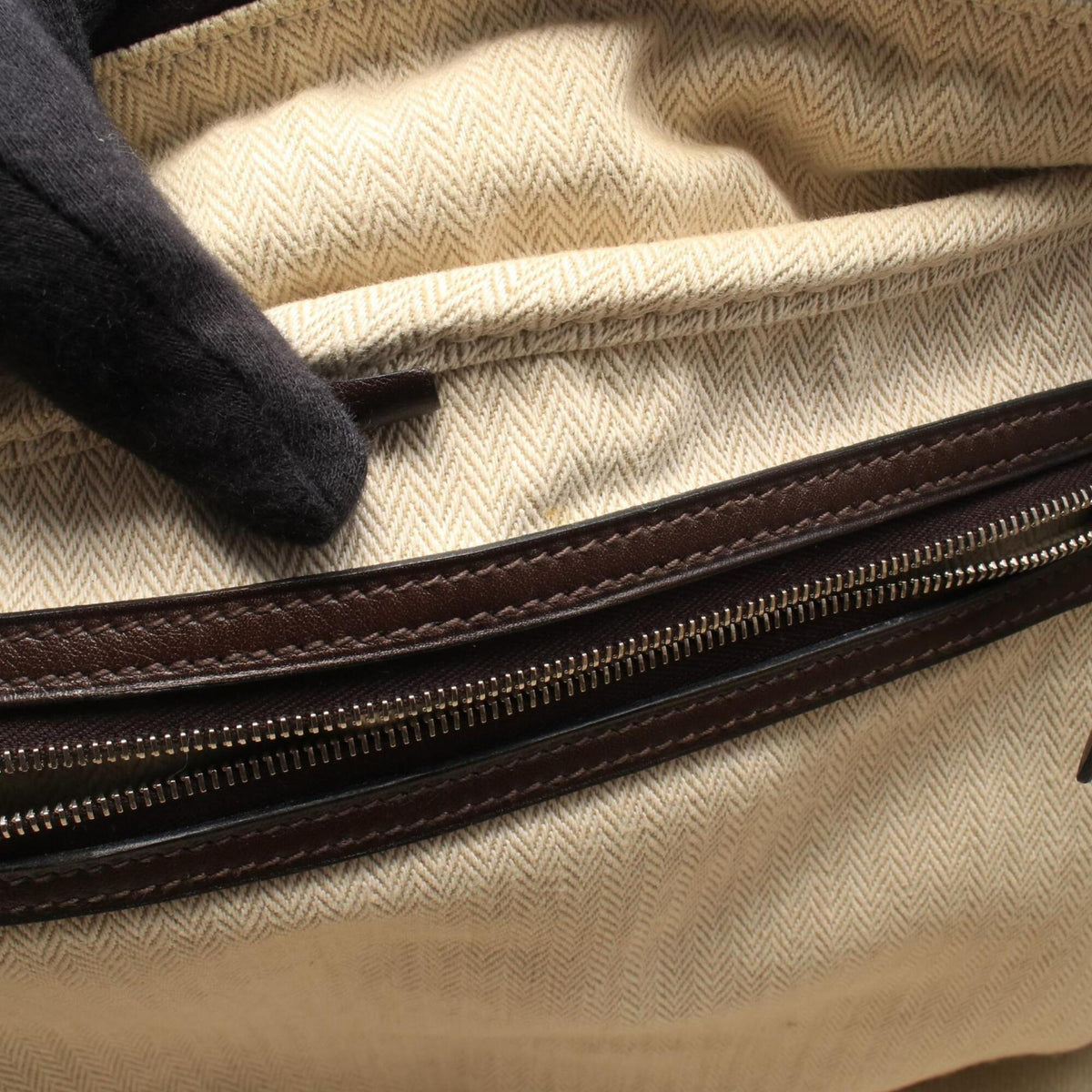 Hermes Brown Leather Boston Bag Handbag (Pre-Owned)