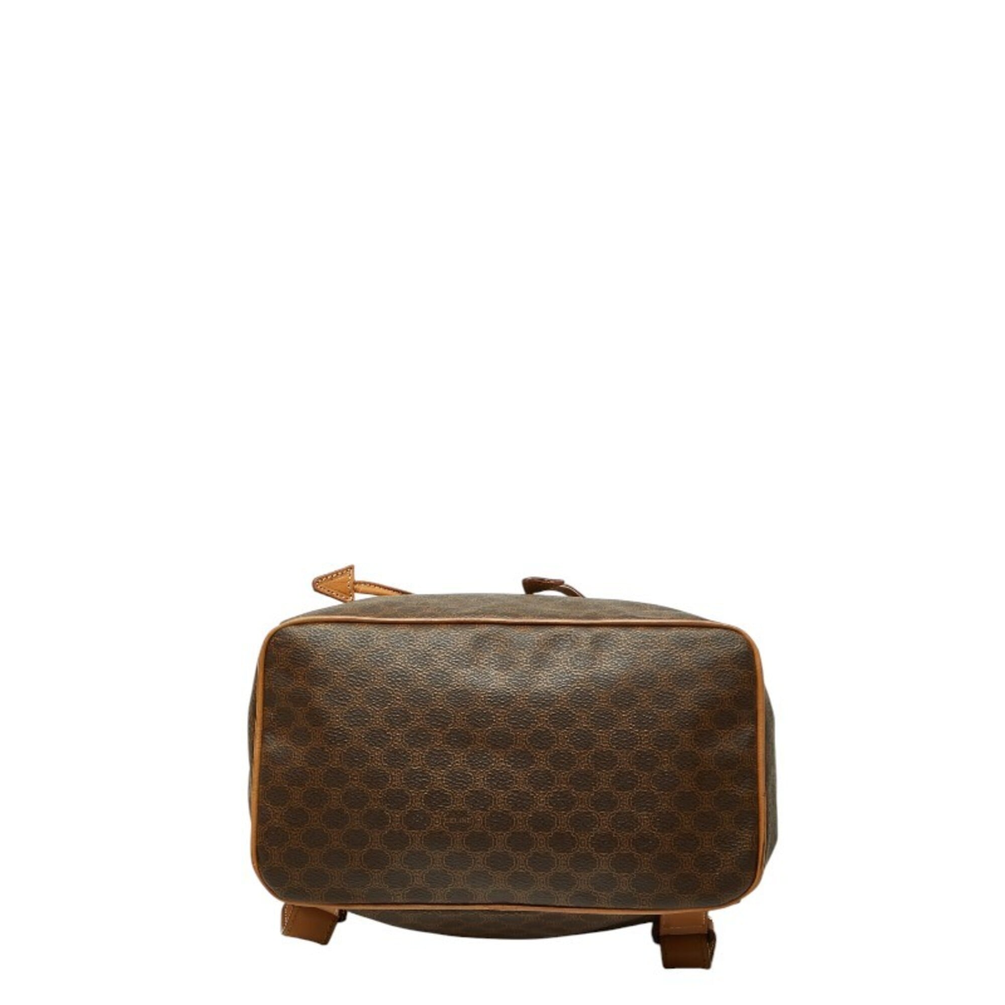 Celine Brown Pvc Leather Backpack (Pre-Owned)