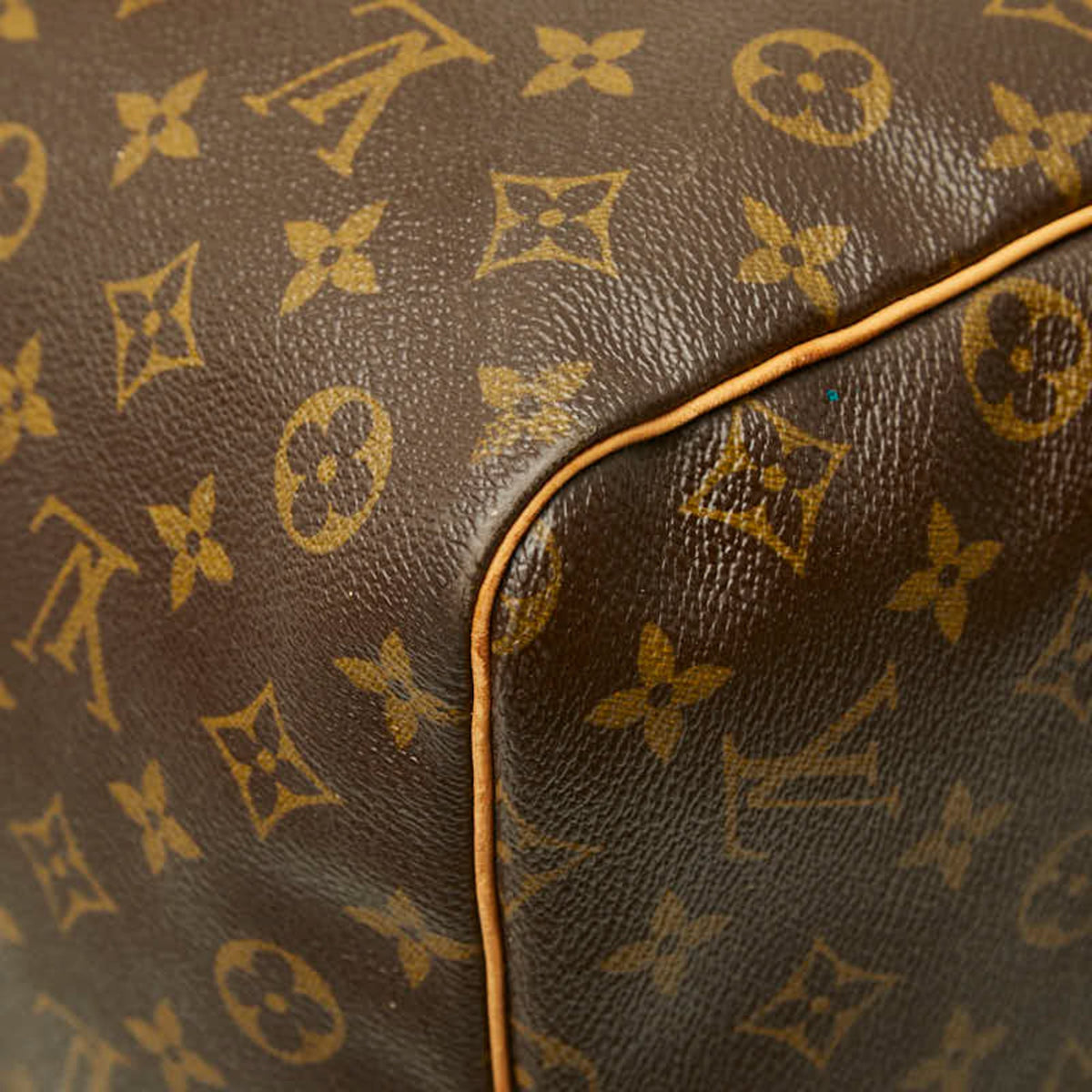 Louis Vuitton Brown Pvc Leather Boston Bag (Pre-Owned)