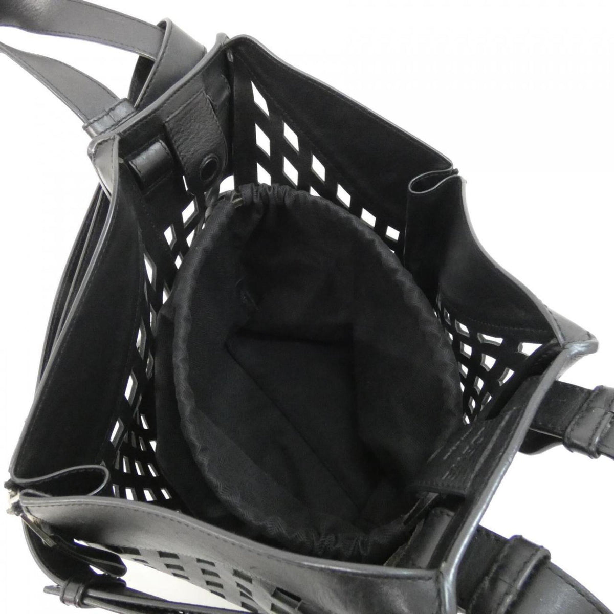 Loewe Black Leather Pouch Shoulder Bag (Pre-Owned)