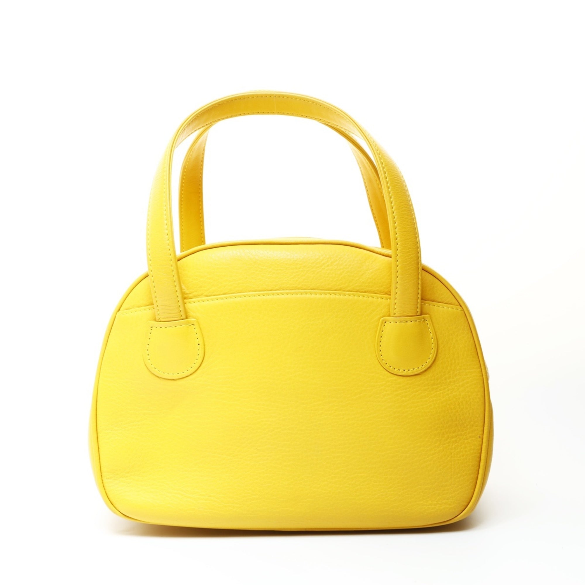 Christian Dior Yellow Leather Handbag (Pre-Owned)