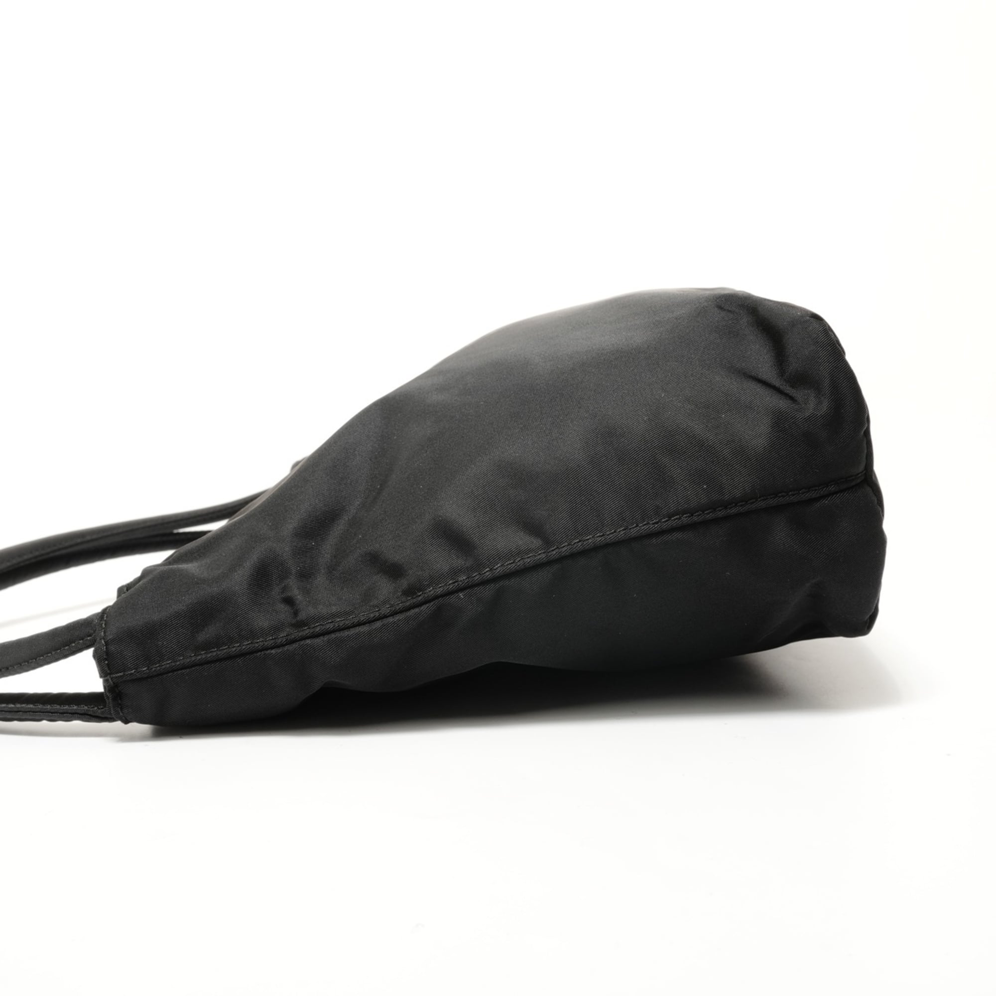 Prada Black Brown Nylon Handbag (Pre-Owned)