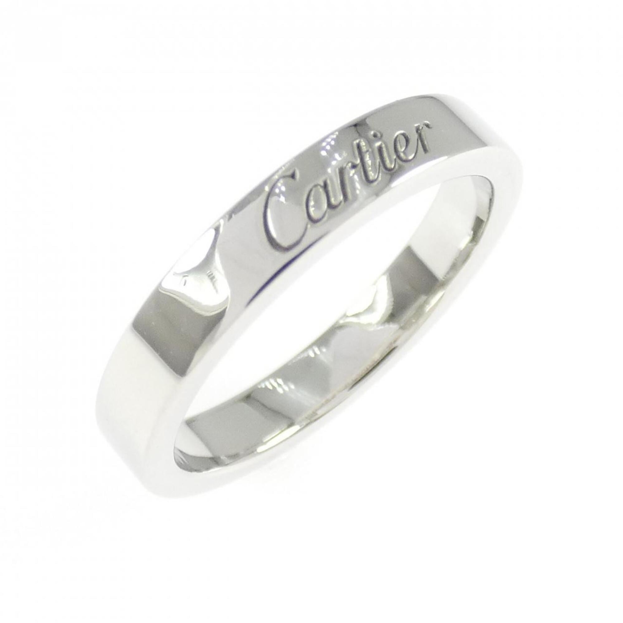 Cartier Platinum Platinum 950 Band Ring (Pre-Owned)