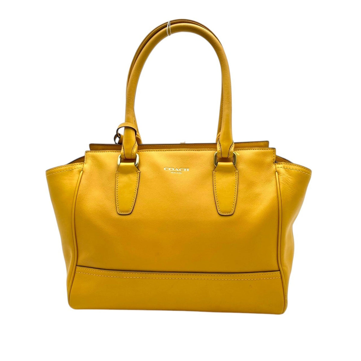 Coach Yellow Leather Handbag (Pre-Owned)