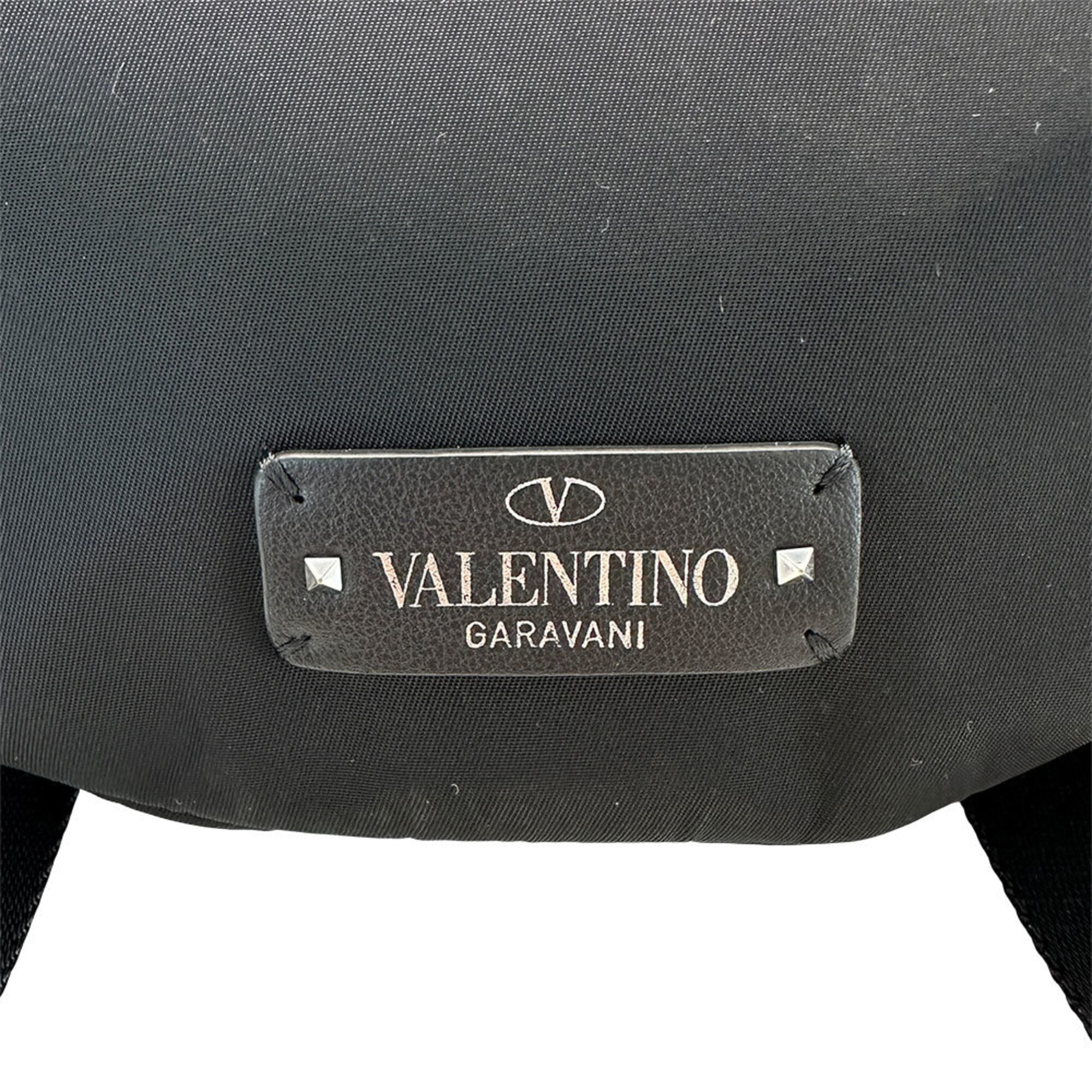 Valentino Black Nylon Handbag Sling Bag (Pre-Owned)