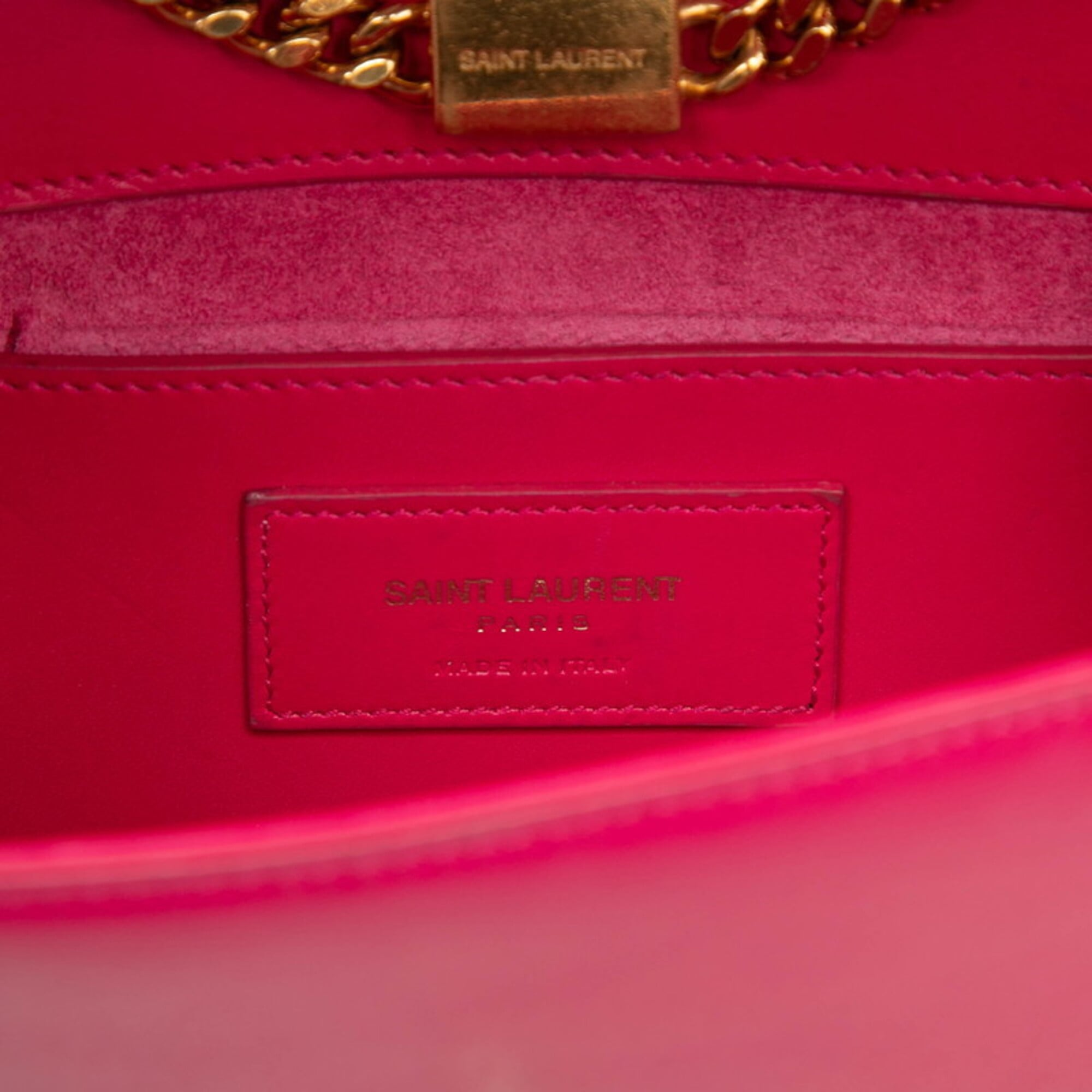 Saint Laurent Pink Leather Shoulder Bag (Pre-Owned)