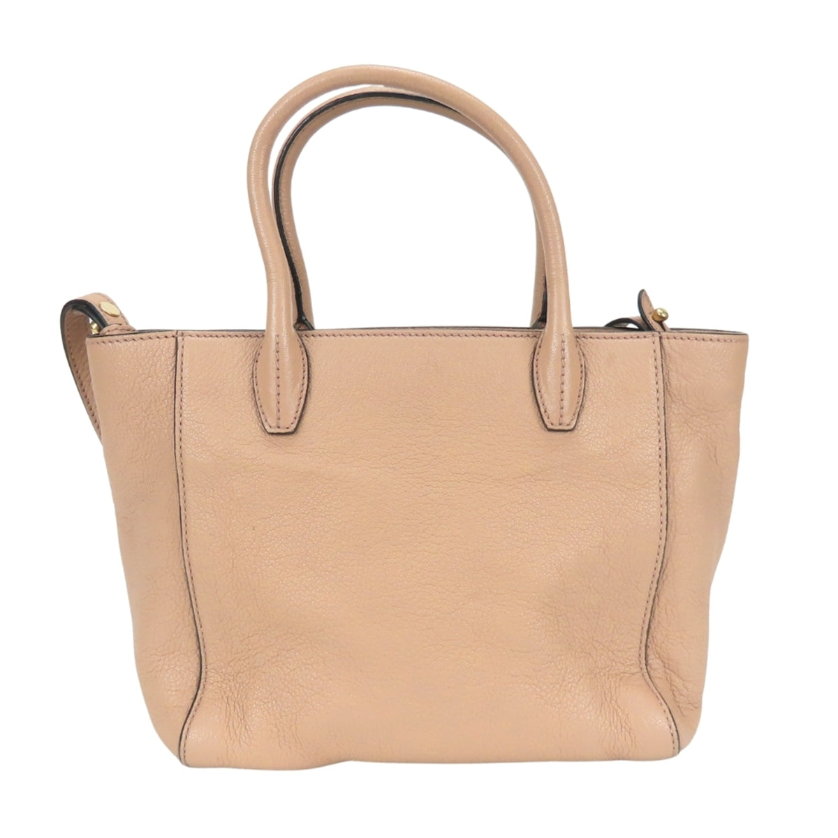 Miu Miu Pink Beige Leather Handbag (Pre-Owned)