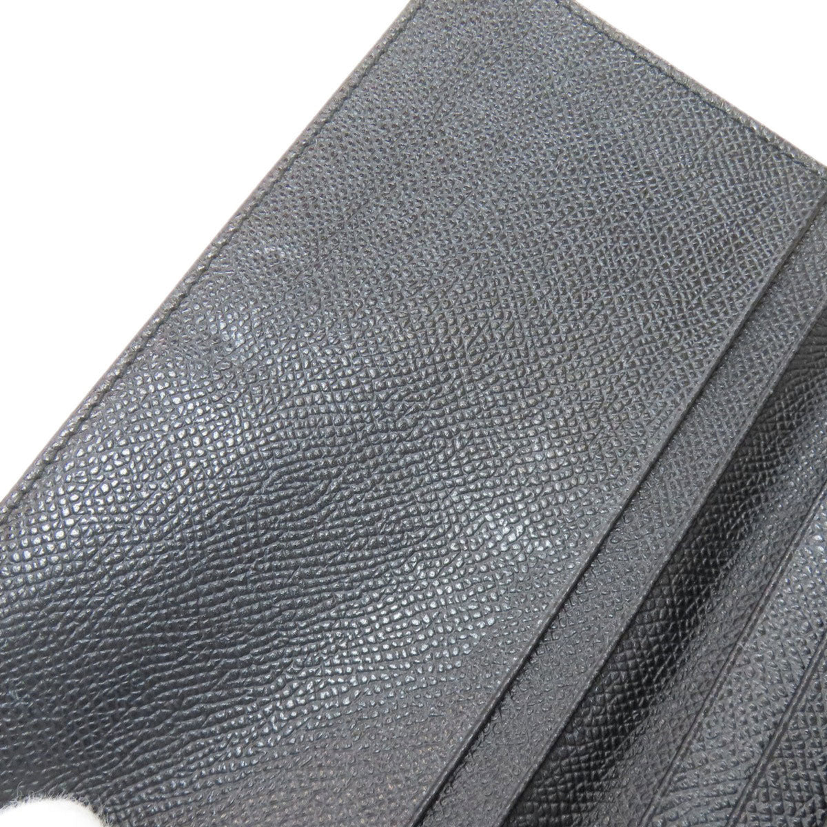 Bvlgari Black Leather Long Wallet (Bi-Fold) (Pre-Owned)