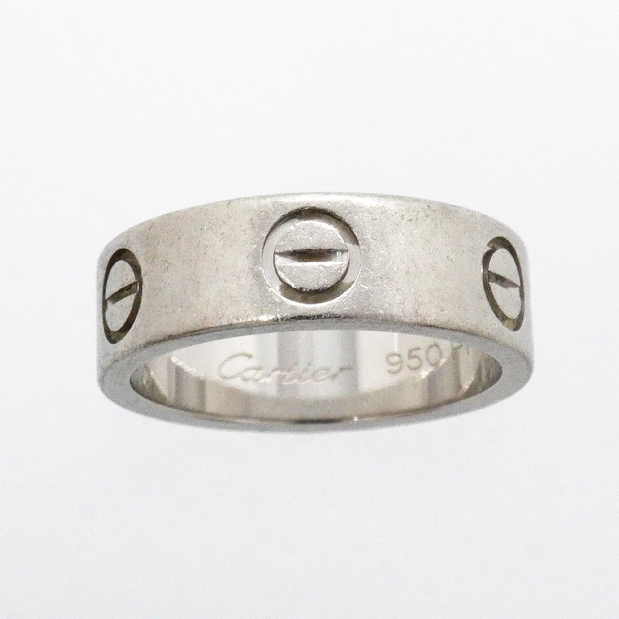 Cartier Platinum 950 Band Ring (Pre-Owned)