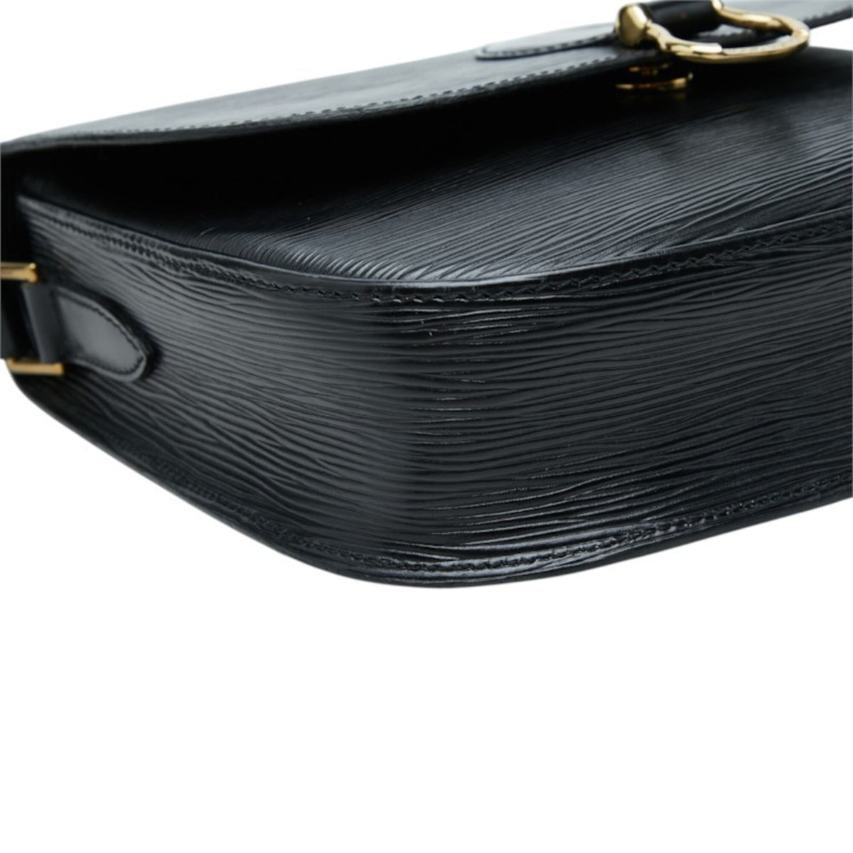 Louis Vuitton Black Noir Leather Shoulder Bag (Pre-Owned)