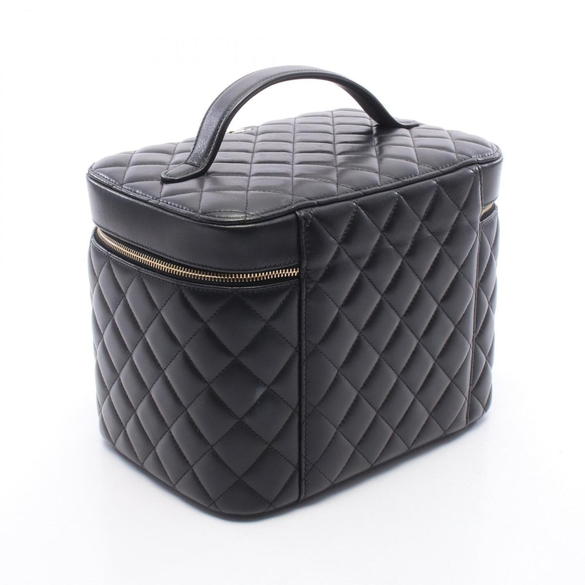 Chanel Black Leather Handbag (Pre-Owned)