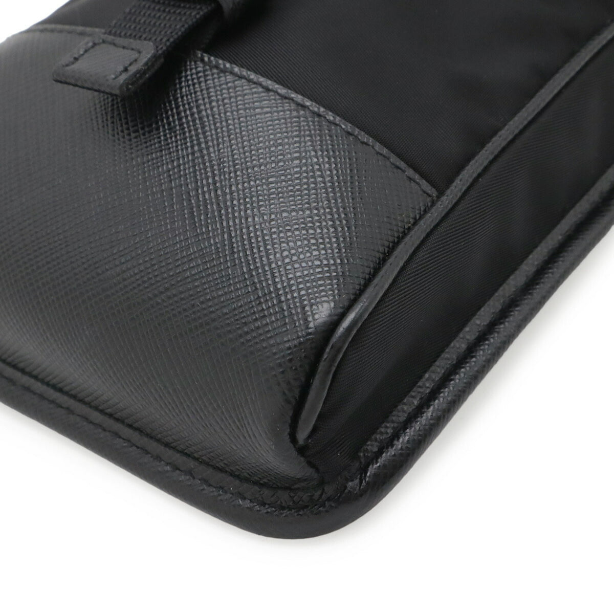 Prada Black Nero Nylon Handbag Shoulder Bag (Pre-Owned)