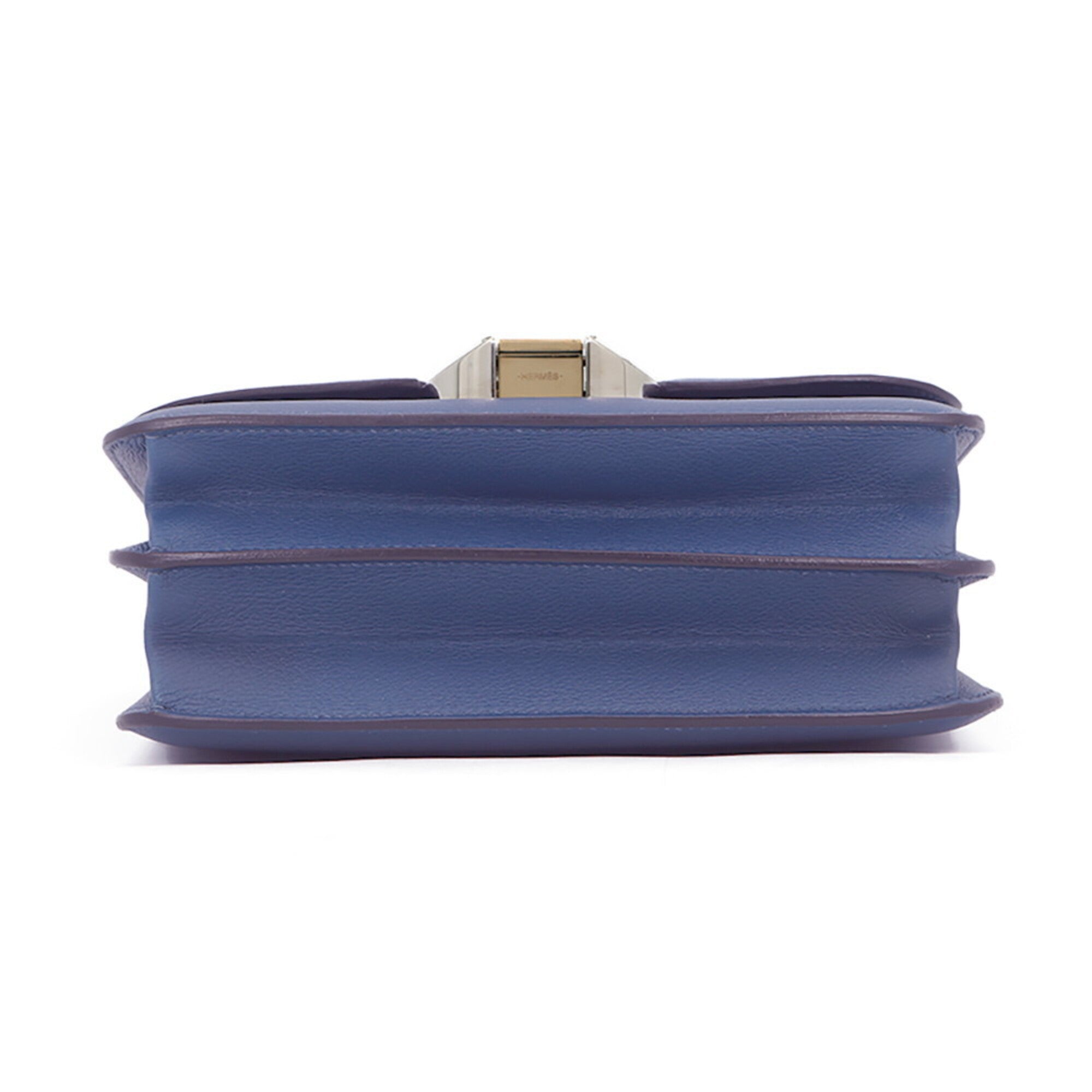 Hermes Kara Blue Handbag Shoulder Bag (Pre-Owned)