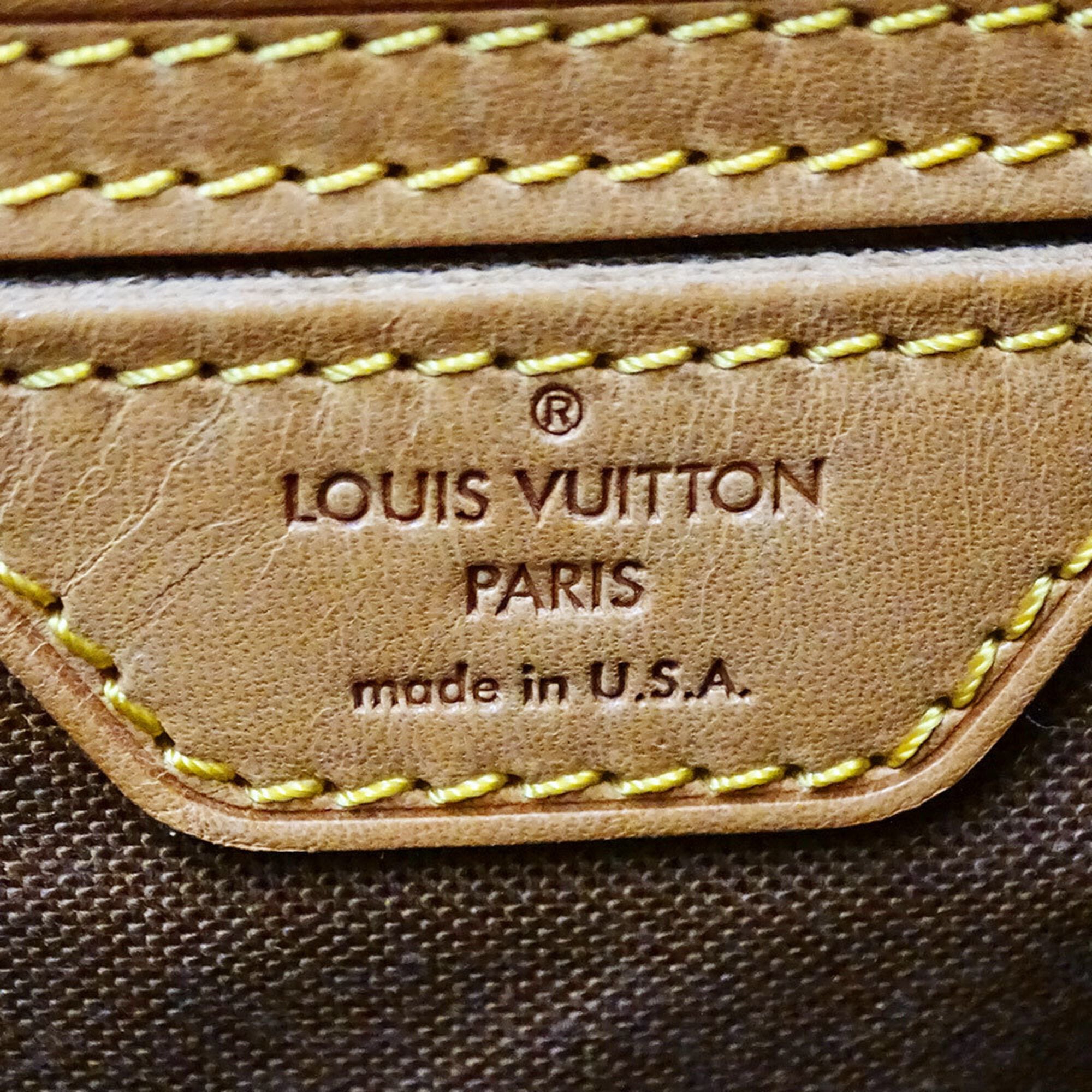 Louis Vuitton Brown Monogram Canvas Backpack (Pre-Owned)