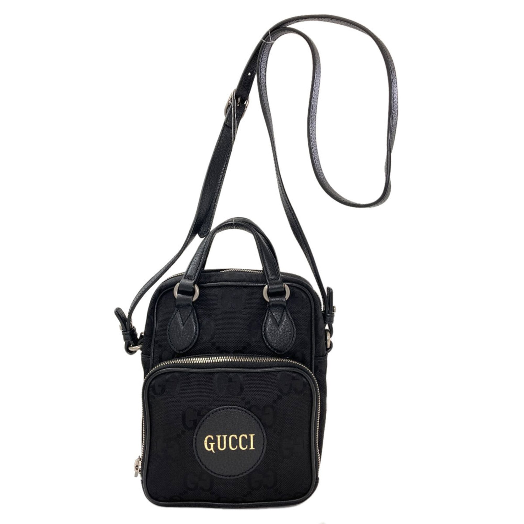 Gucci Black Canvas Shoulder Bag (Pre-Owned)