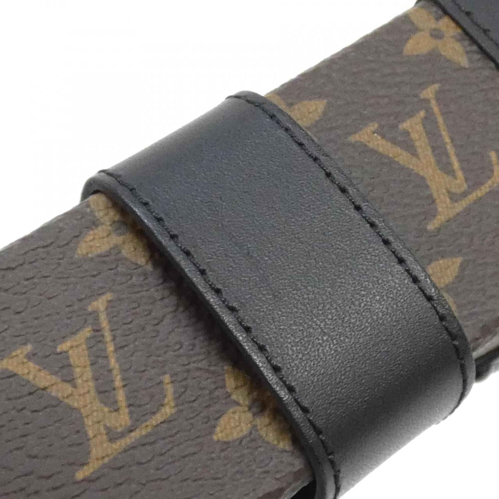 Louis Vuitton Monogram Marron Coated Canvas Pochette Shoulder Bag (Pre-Owned)