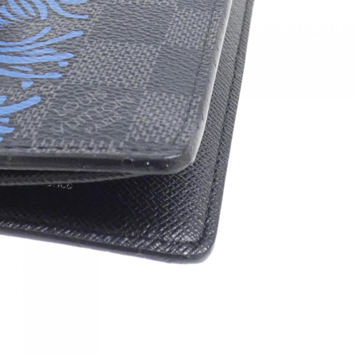 Louis Vuitton Damier Graphite Blue Graphite Coated Canvas Long Wallet (Bi-Fold) (Pre-Owned)