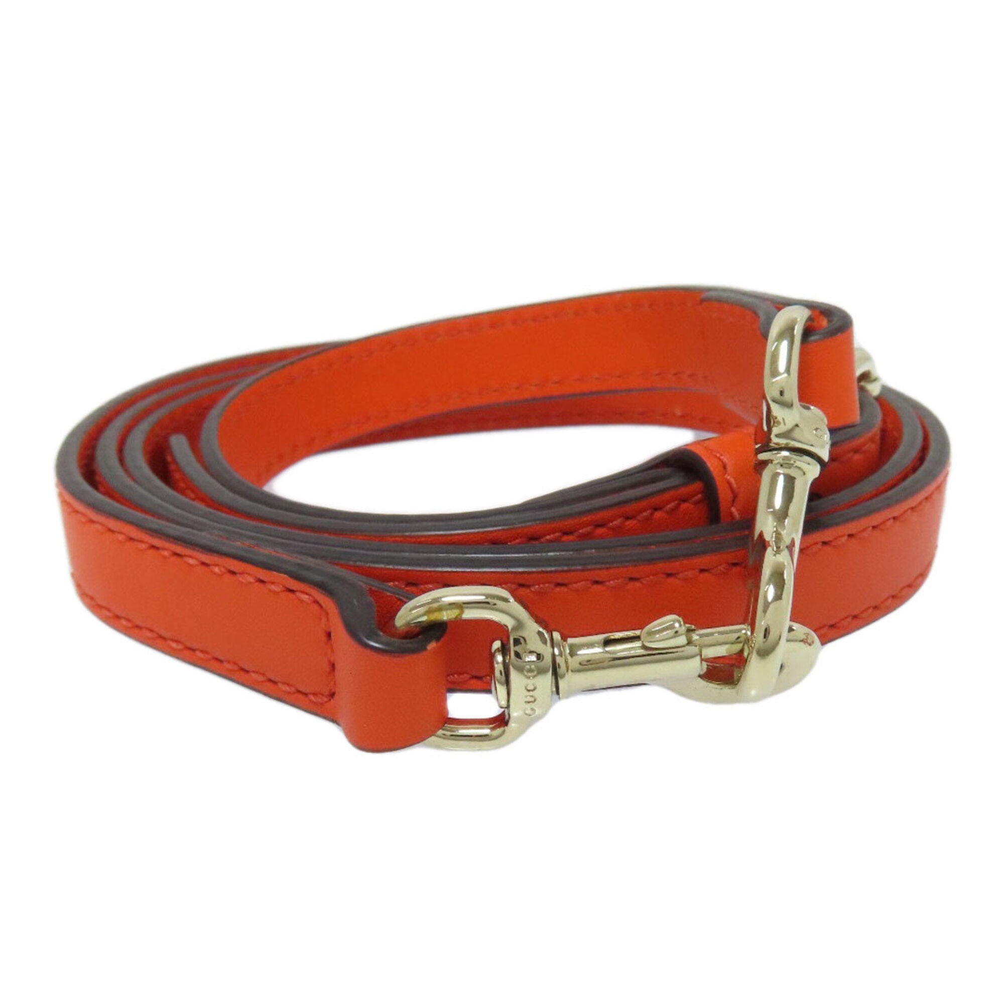 Gucci Orange Leather Handbag (Pre-Owned)