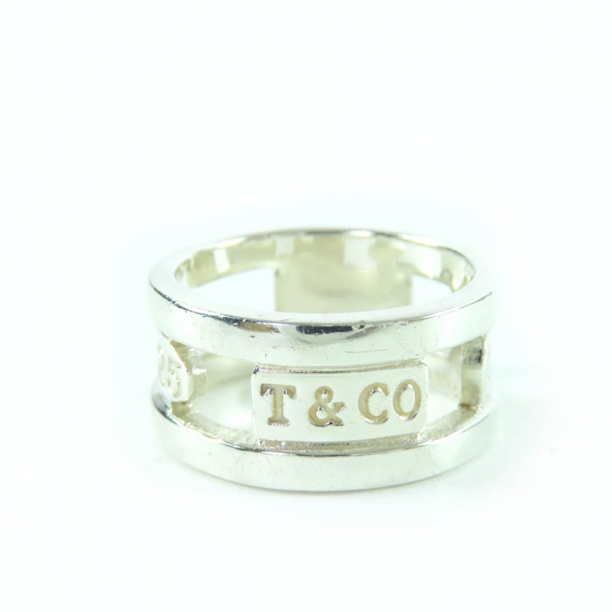 Tiffany Silver Silver 925 Band Ring (Pre-Owned)