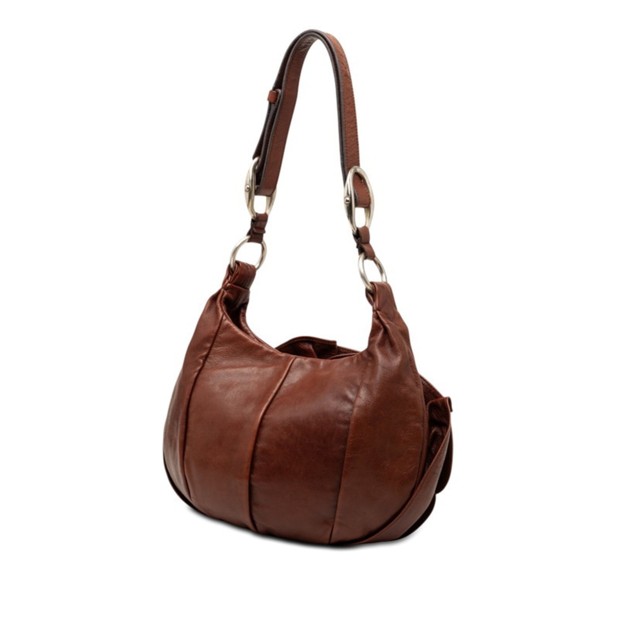 Saint Laurent Brown Leather Shoulder Bag (Pre-Owned)
