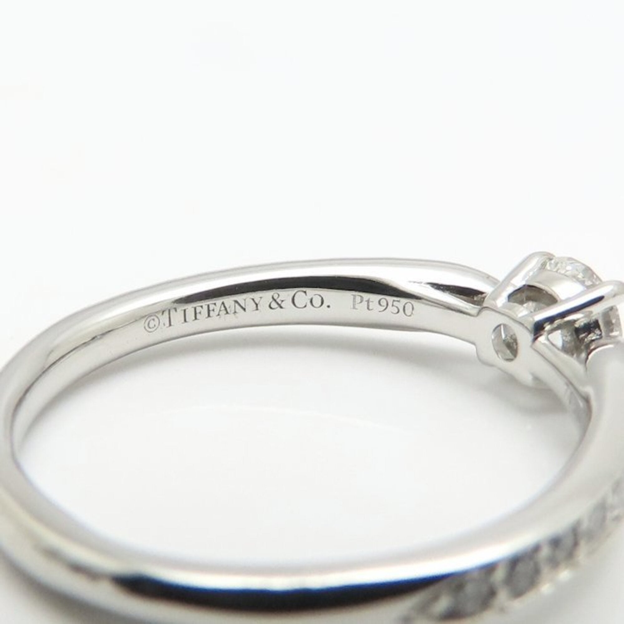 Tiffany Platinum 950 Band Ring (Pre-Owned)