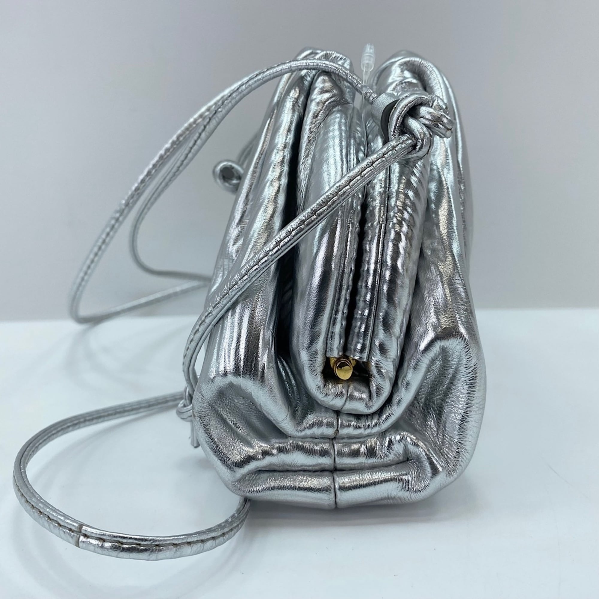 Bottega Veneta Silver Pouch (Pre-Owned)