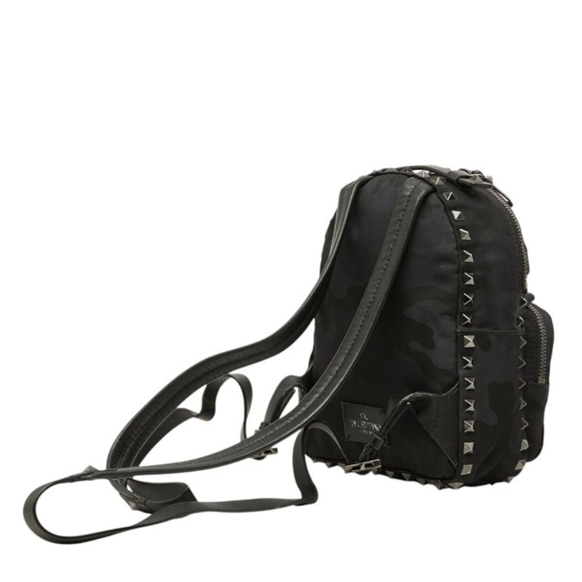 Valentino Black Leather Backpack (Pre-Owned)