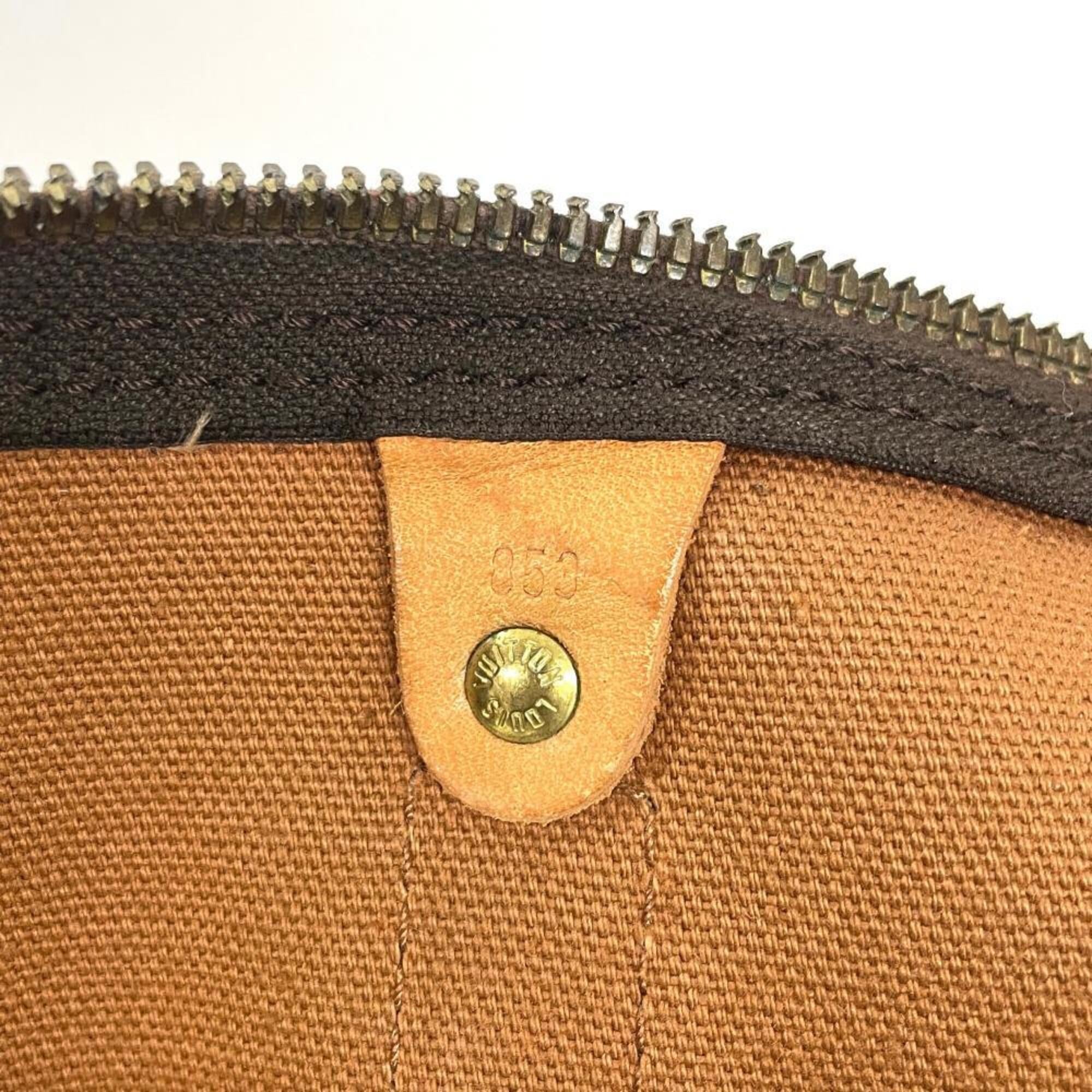 Louis Vuitton Brown Monogram Canvas Boston Bag (Pre-Owned)