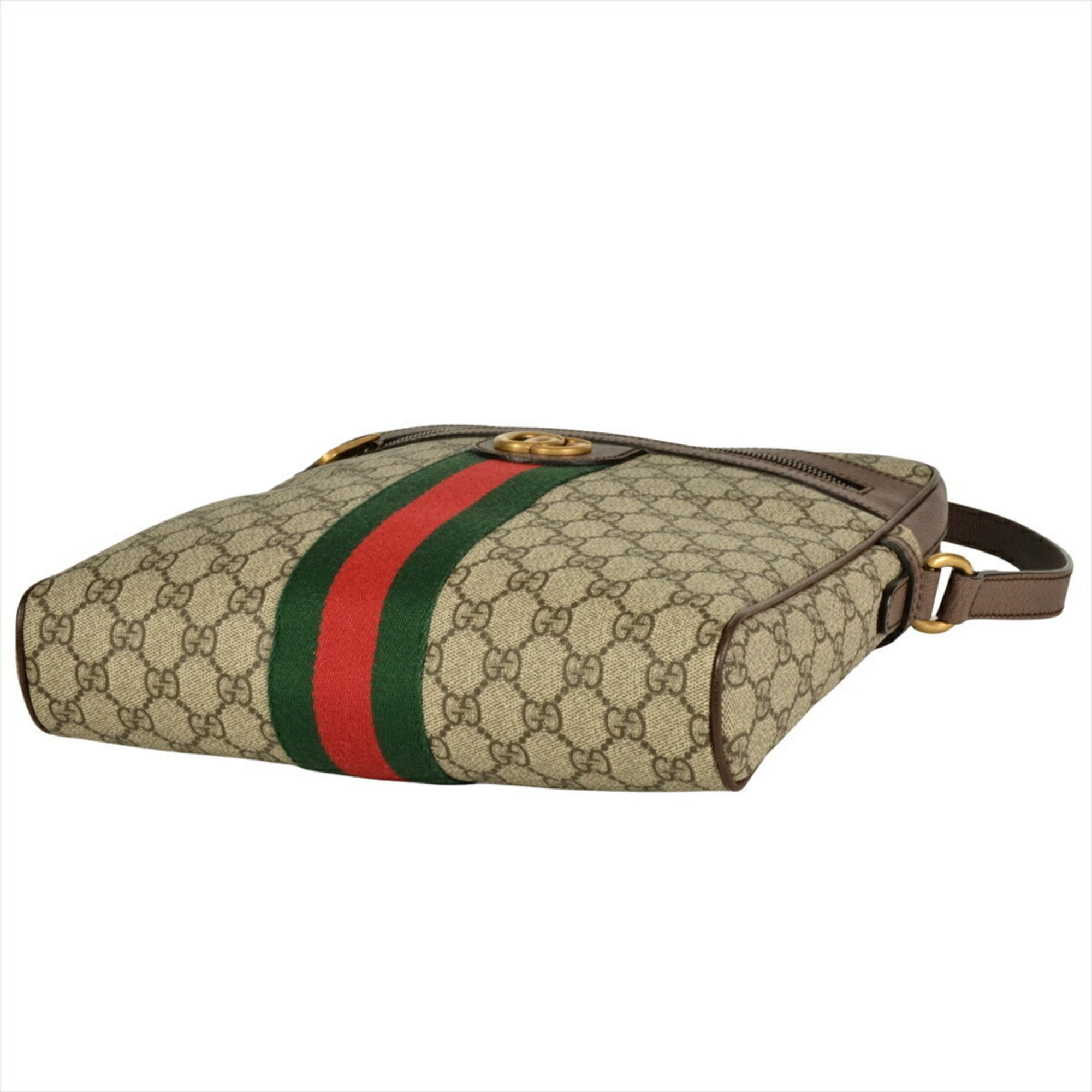Gucci Brown Gg Supreme Shoulder Bag (Pre-Owned)