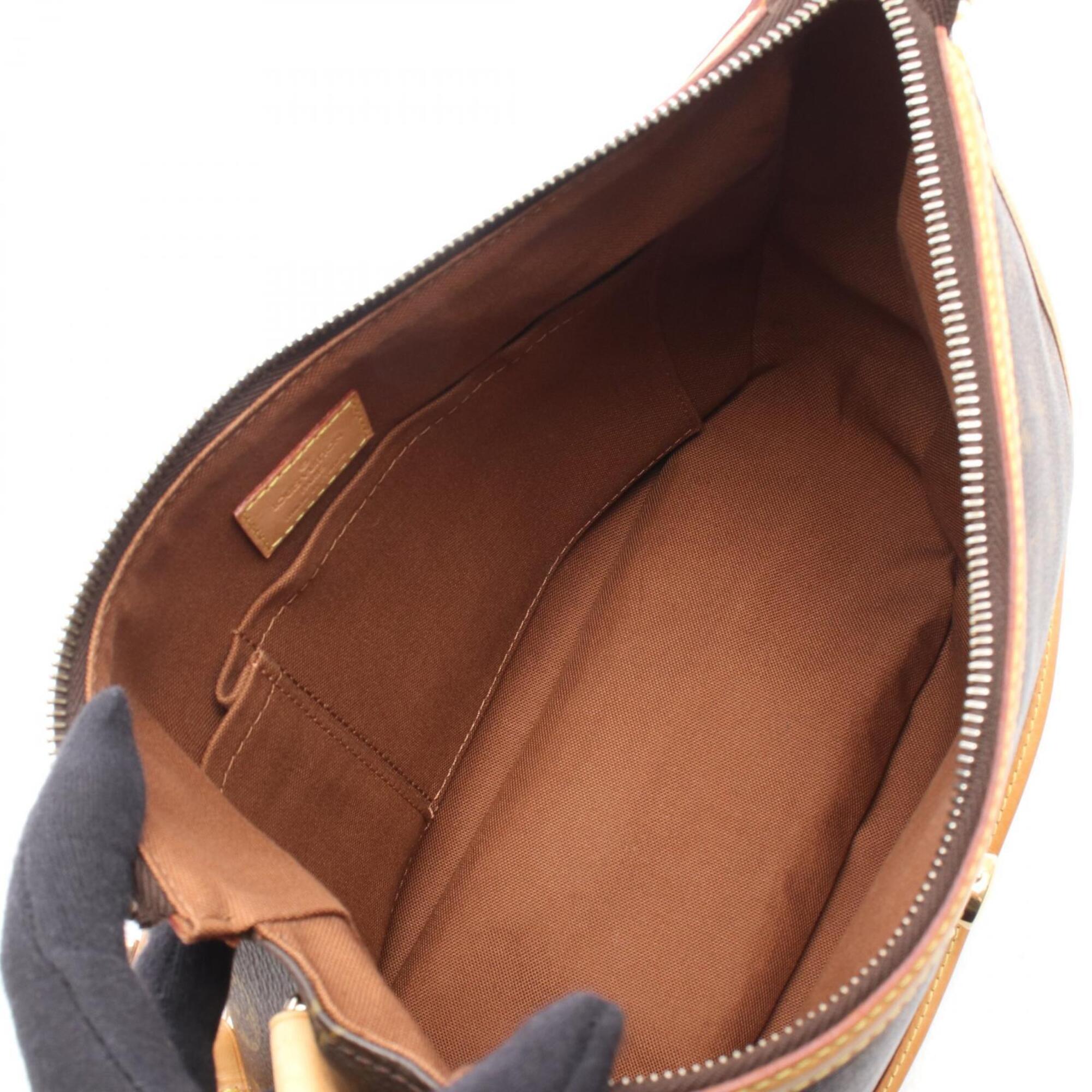 Louis Vuitton Brown Coated Canvas Pvc Monogram Leather Handbag Shoulder Bag (Pre-Owned)