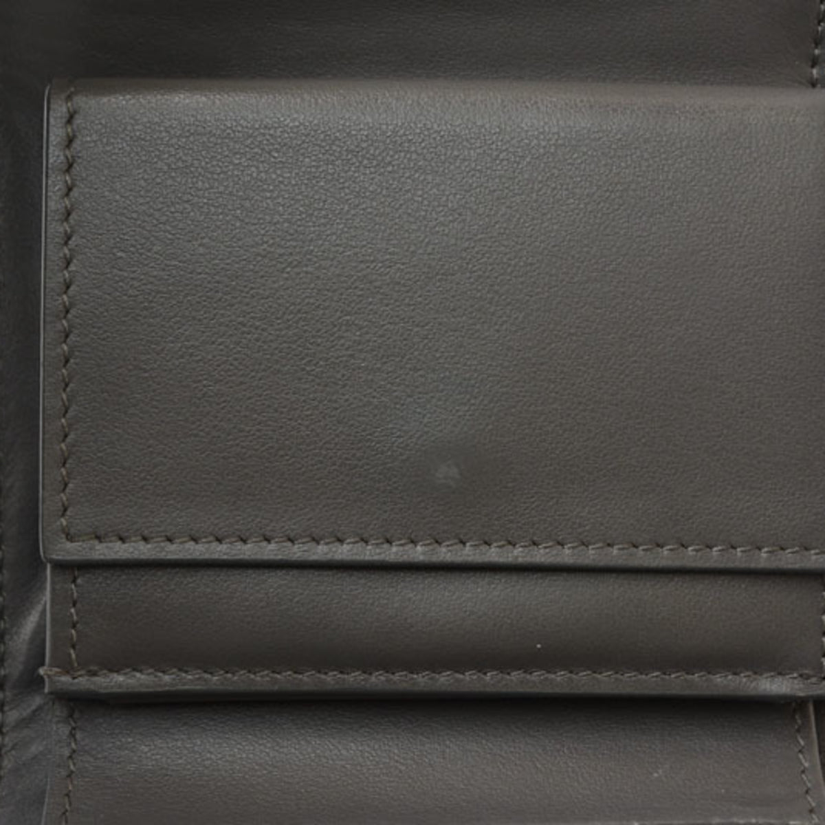 Celine Gray Leather Wallet (Tri-Fold) (Pre-Owned)