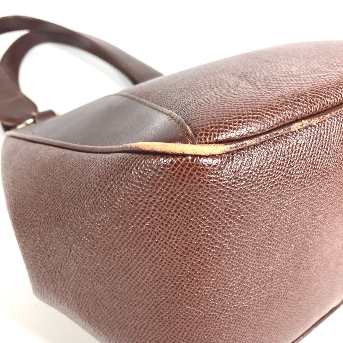 Bvlgari Leather Handbag Shoulder Bag (Pre-Owned)