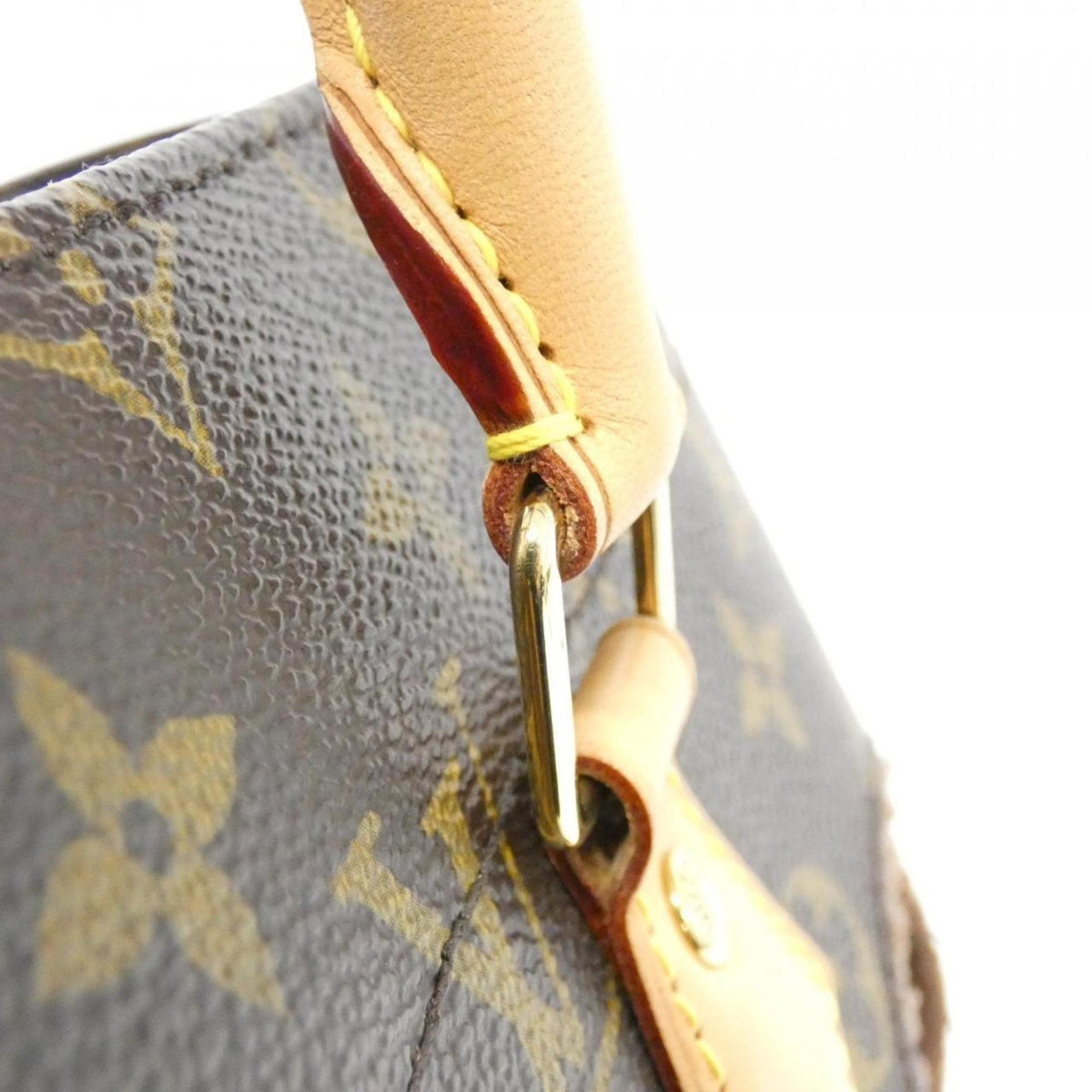 Louis Vuitton Monogram Marron Coated Canvas Handbag (Pre-Owned)