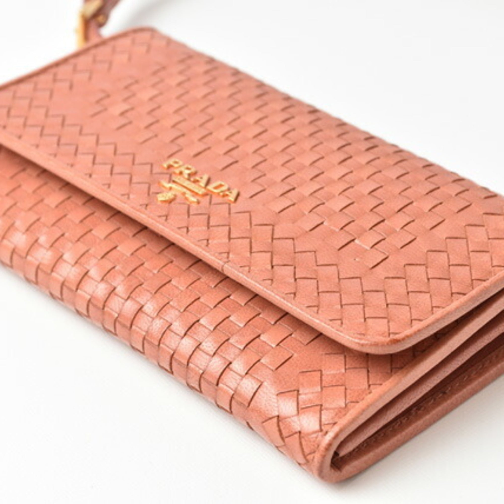 Prada Pink Chain/Shoulder Wallet (Pre-Owned)