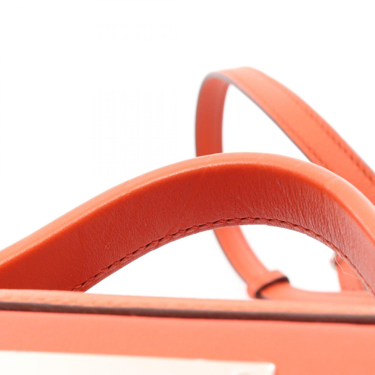 Hermes Orange Purple Swift Leather Handbag (Pre-Owned)