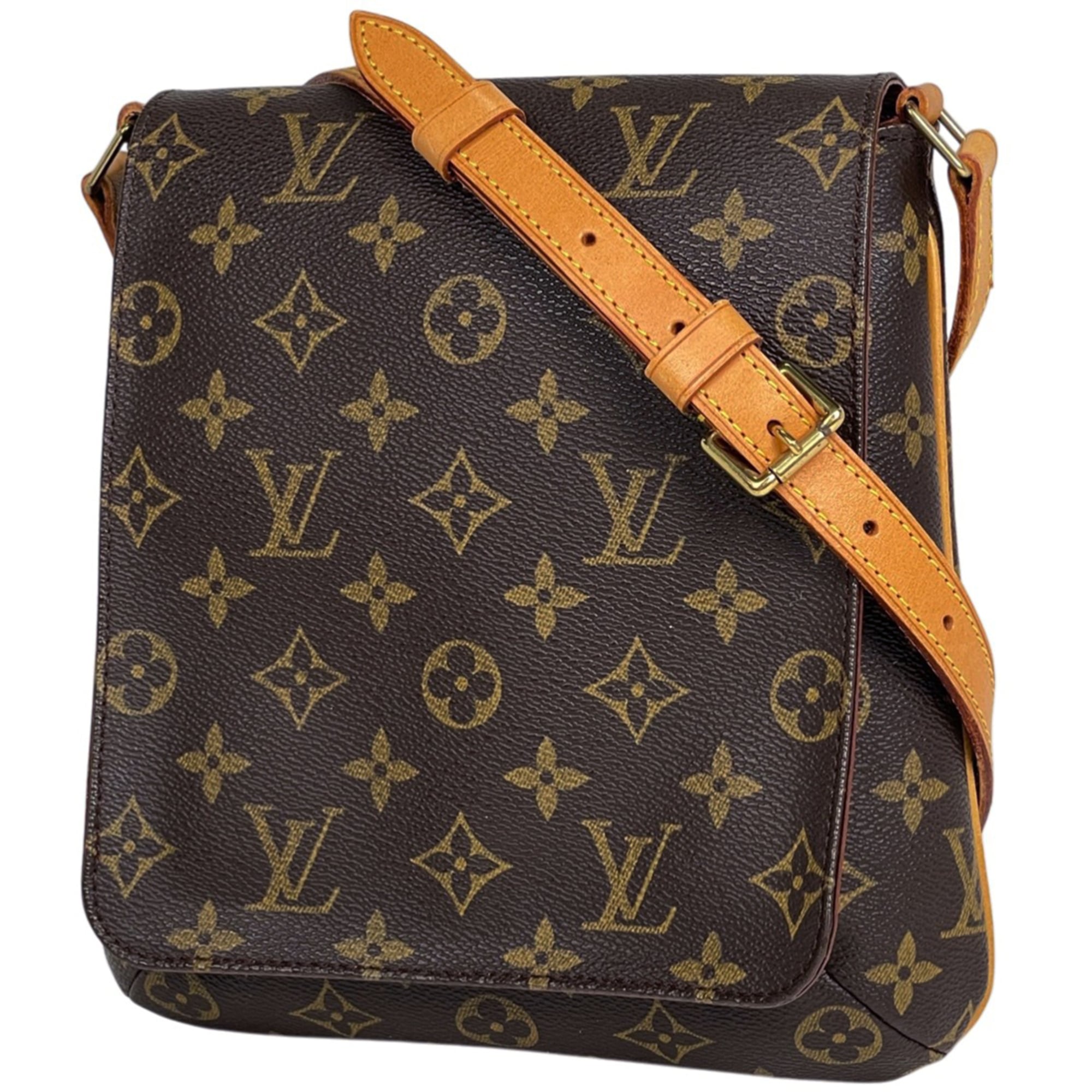 Louis Vuitton Brown Monogram Shoulder Bag (Pre-Owned)