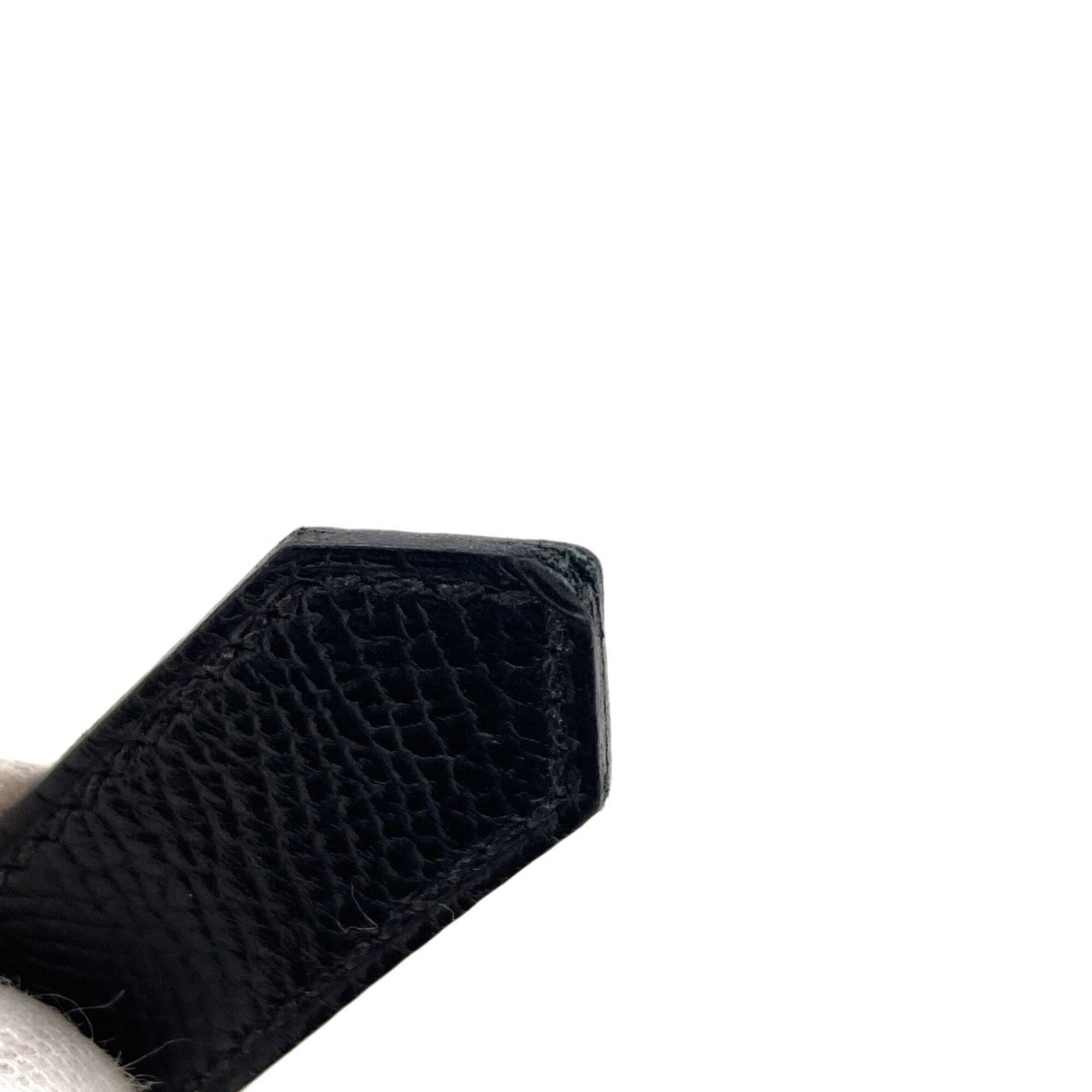 Hermes Black Epsom Leather Long Wallet (Bi-Fold) (Pre-Owned)