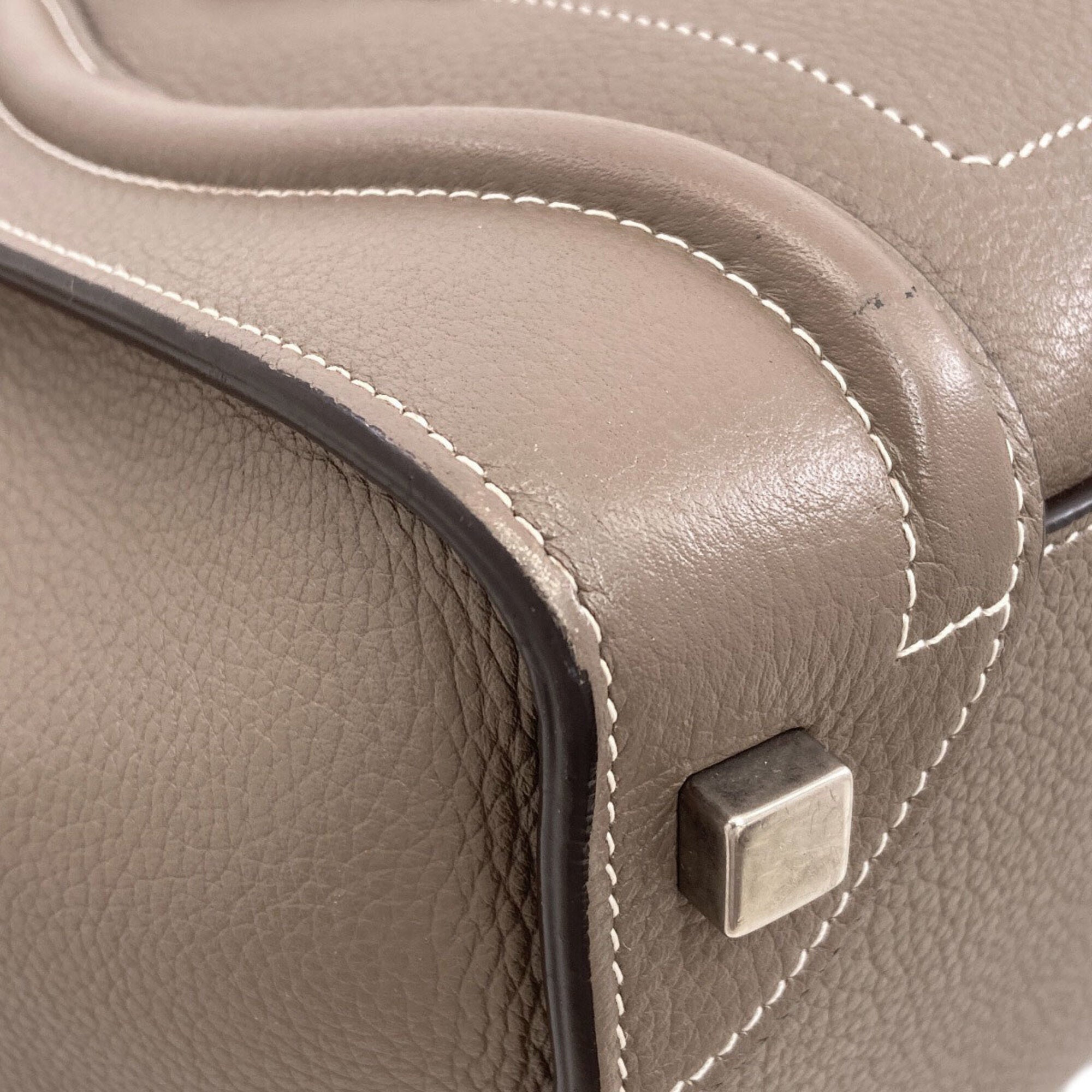 Celine Brown Leather Tote Bag (Pre-Owned)